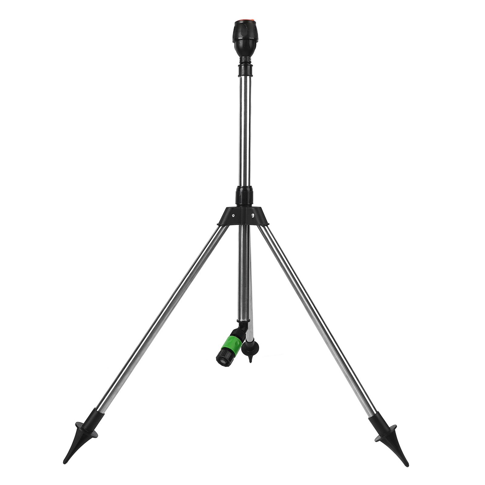 Sprinkler Tripod 360 Degree Rotating Automatic Irrigation Head Liftable Spraying Stand for Garden Lawn - Image 1