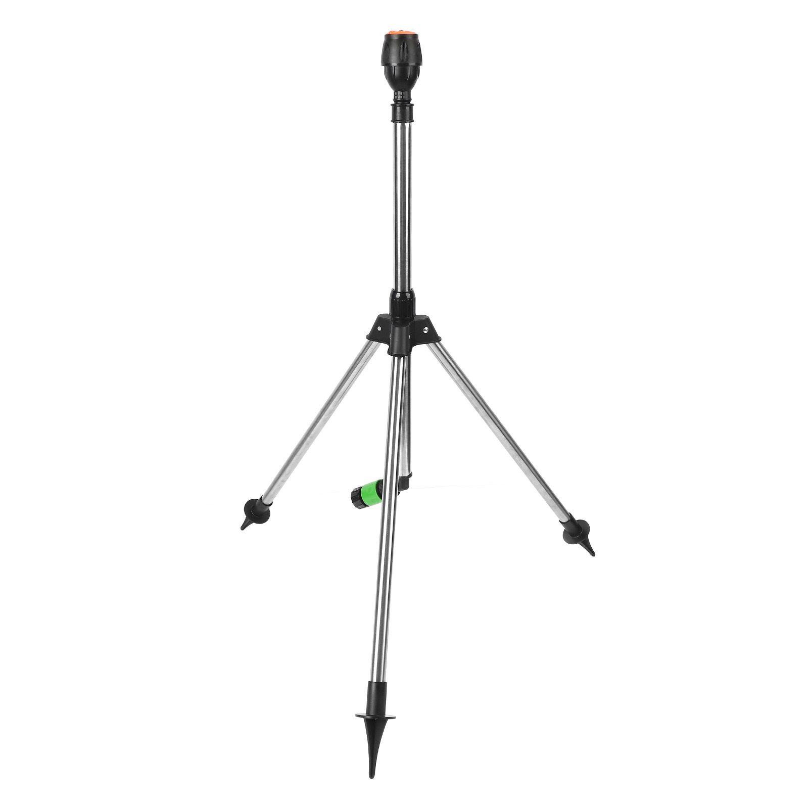 Sprinkler Tripod 360 Degree Rotating Automatic Irrigation Head Liftable Spraying Stand for Garden Lawn - Image 4