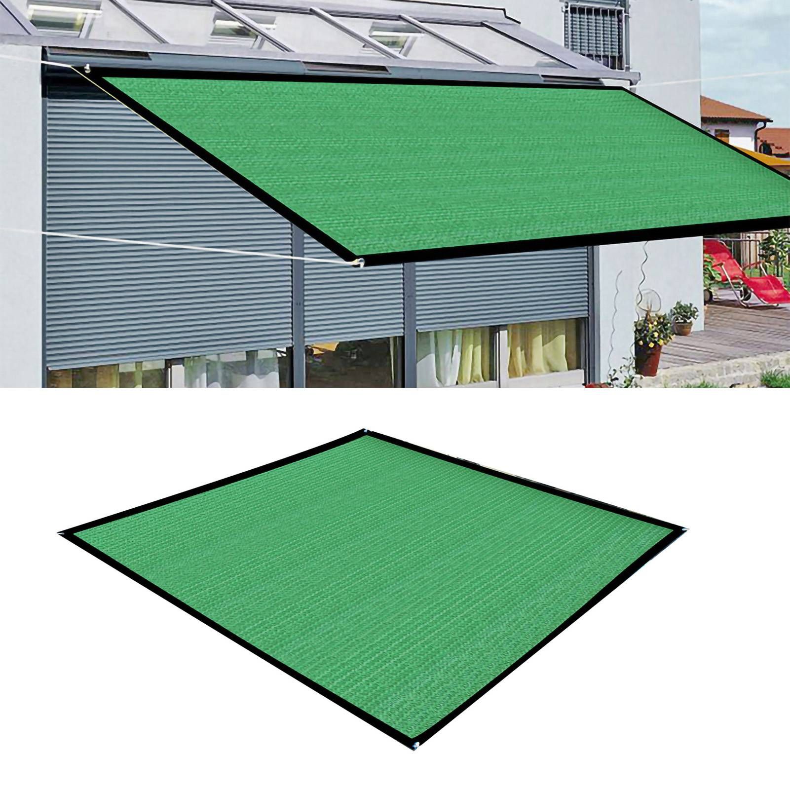 Square Geen Sun Shade Sail Canopy Awning Encrypted Thickened Breathable Sun Shade Sail for Outdoor Courtyard 2x2m 14 Pin - Image 4
