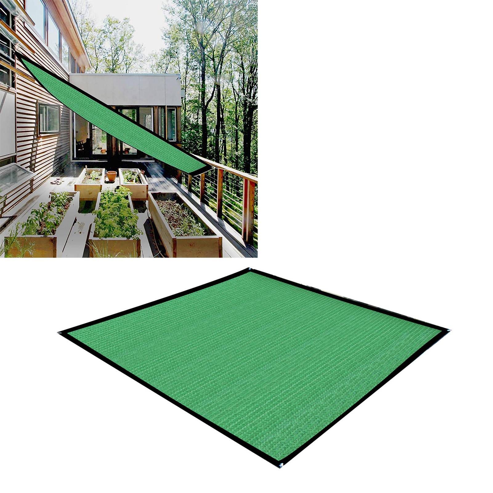 Square Geen Sun Shade Sail Canopy Awning Encrypted Thickened Breathable Sun Shade Sail for Outdoor Courtyard 2x2m 14 Pin - Image 5
