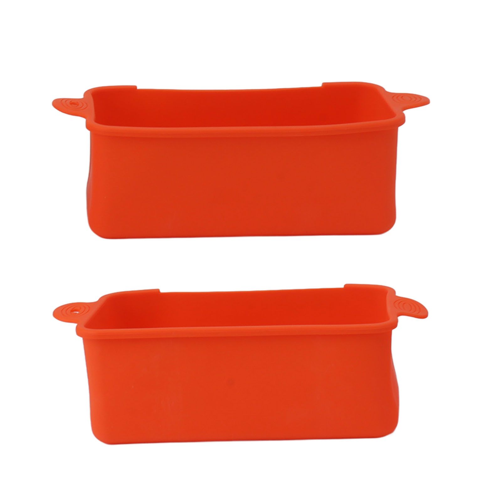 2Pcs Silicone Grease Cup Liners Reusable Drip Pan Liners Silicone Rear Grease Catcher for Griddle - Image 1
