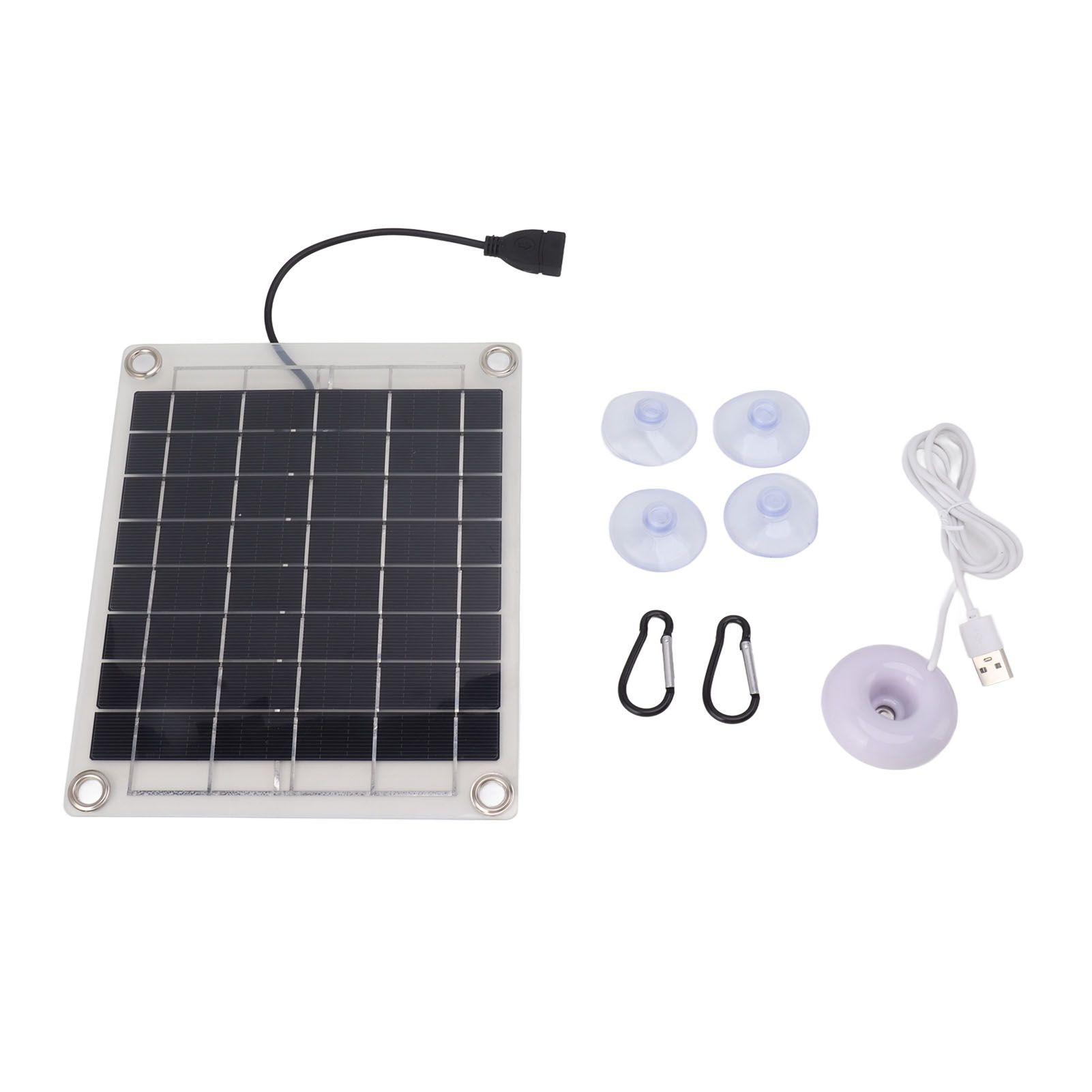 Floating Water Humidifier 20W Double Sided Solar Panel Portable USB Mini Atomization Spray Humidifier for Home Car - Image 1