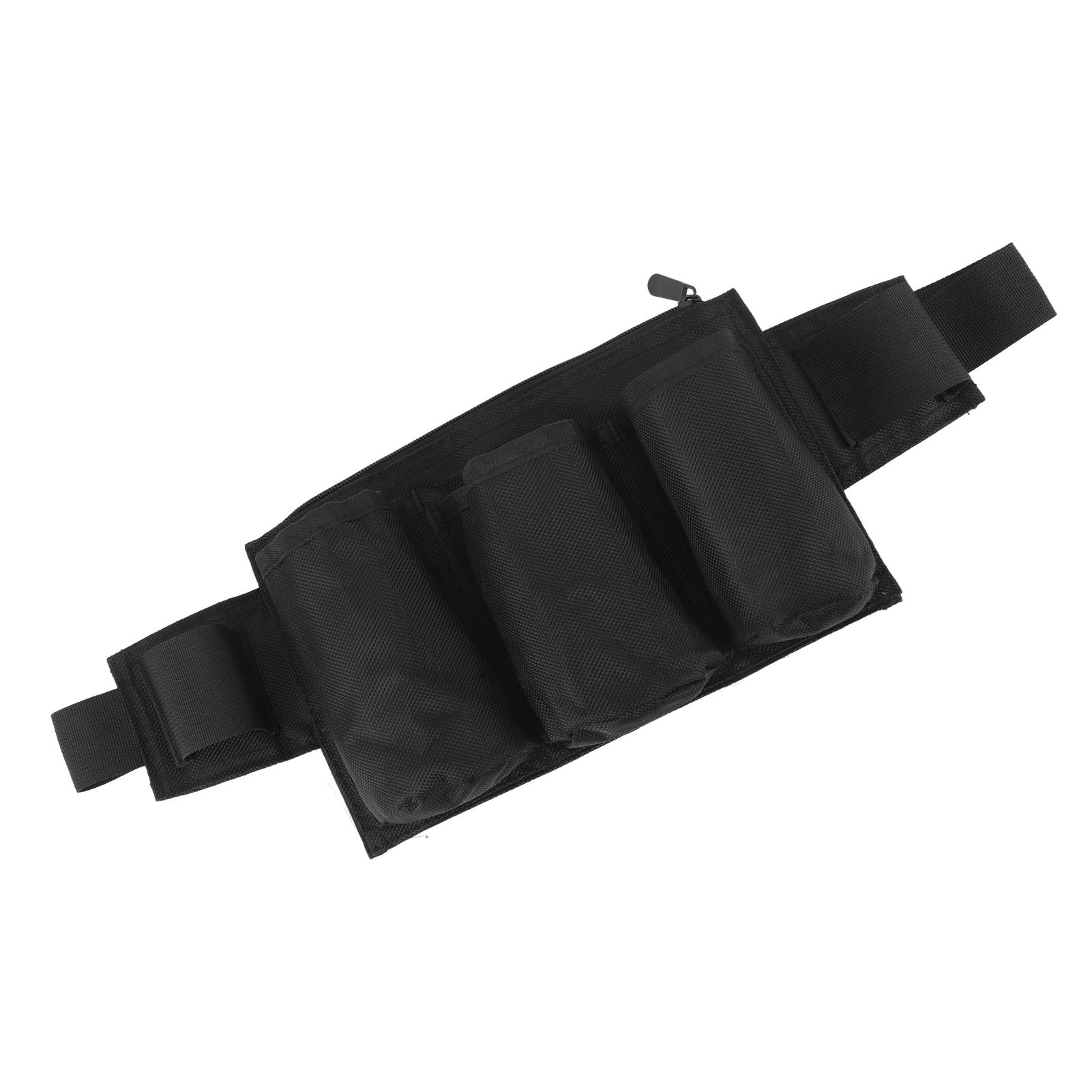 Garden Tool Belt 6 Pockets 2 Straps Waterproof Oxford Fabric Adjustable Gardening Tool Pouch for Family Camping Outdoor Black - Image 4