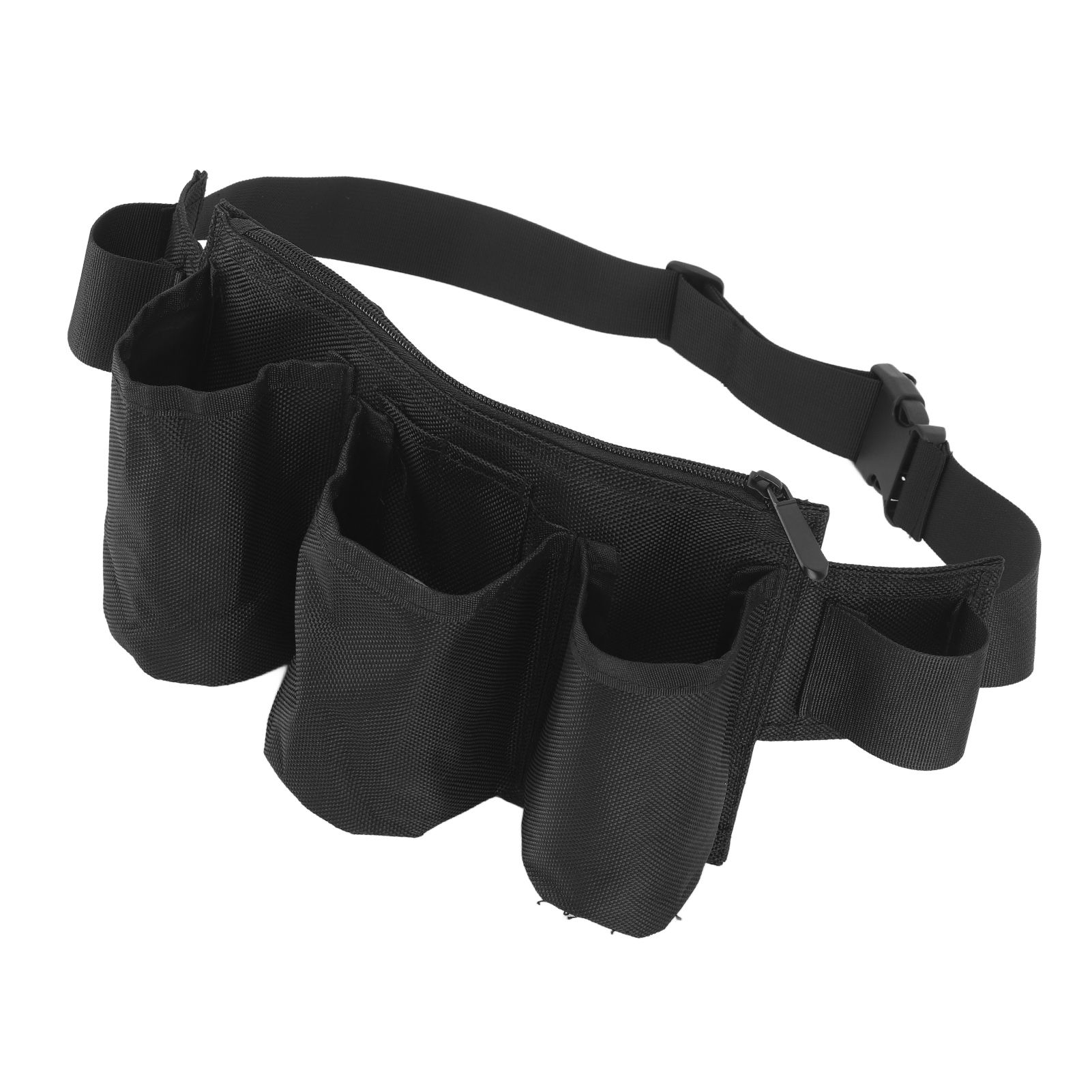 Garden Tool Belt 6 Pockets 2 Straps Waterproof Oxford Fabric Adjustable Gardening Tool Pouch for Family Camping Outdoor Black - Image 8
