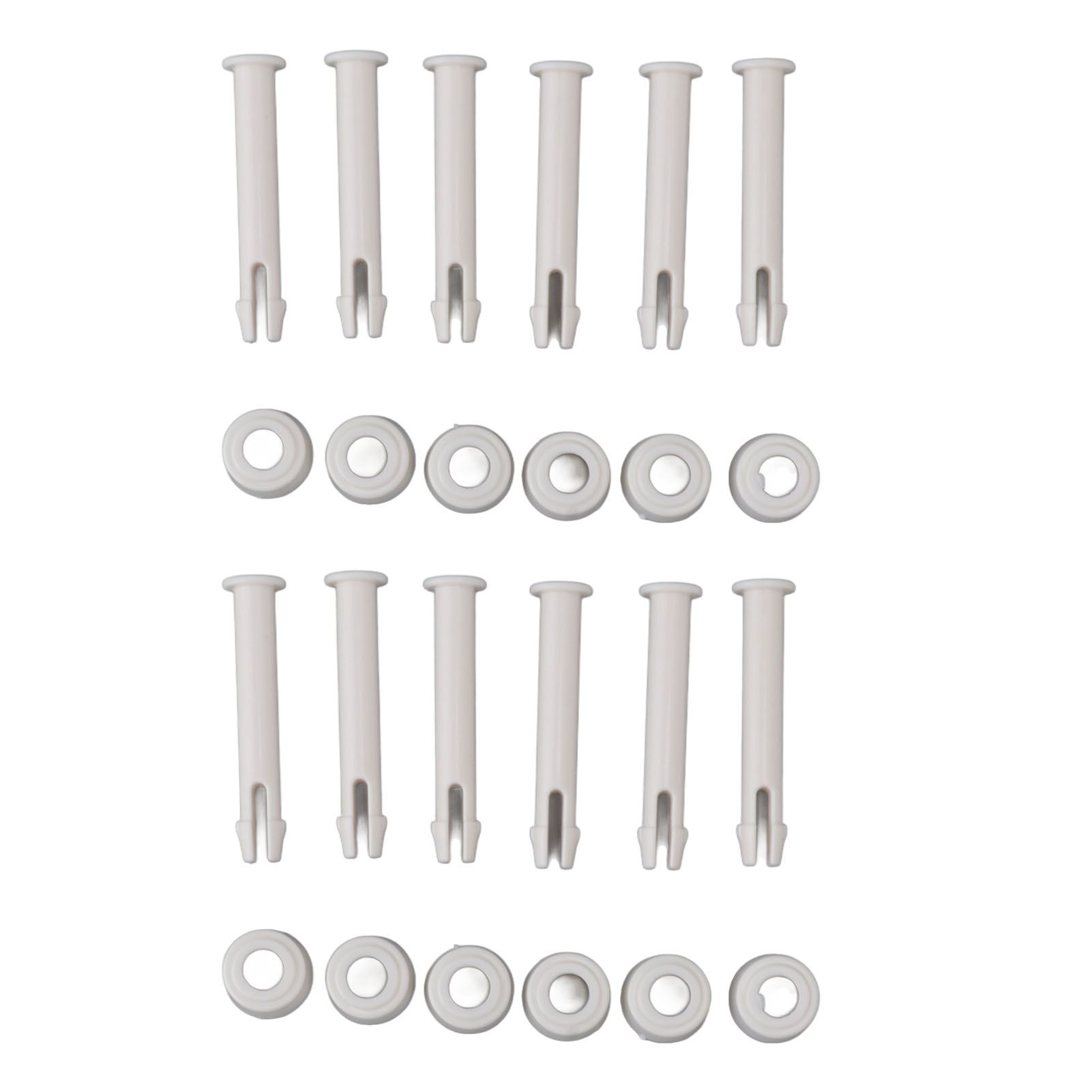 12 Pack Bracket Swimming Pool Fitting Kit Joint Nail Bolt Pin PVC Practical Joint Pin for INTEX 28270 28272 5.5cm/2.2in - Image 1
