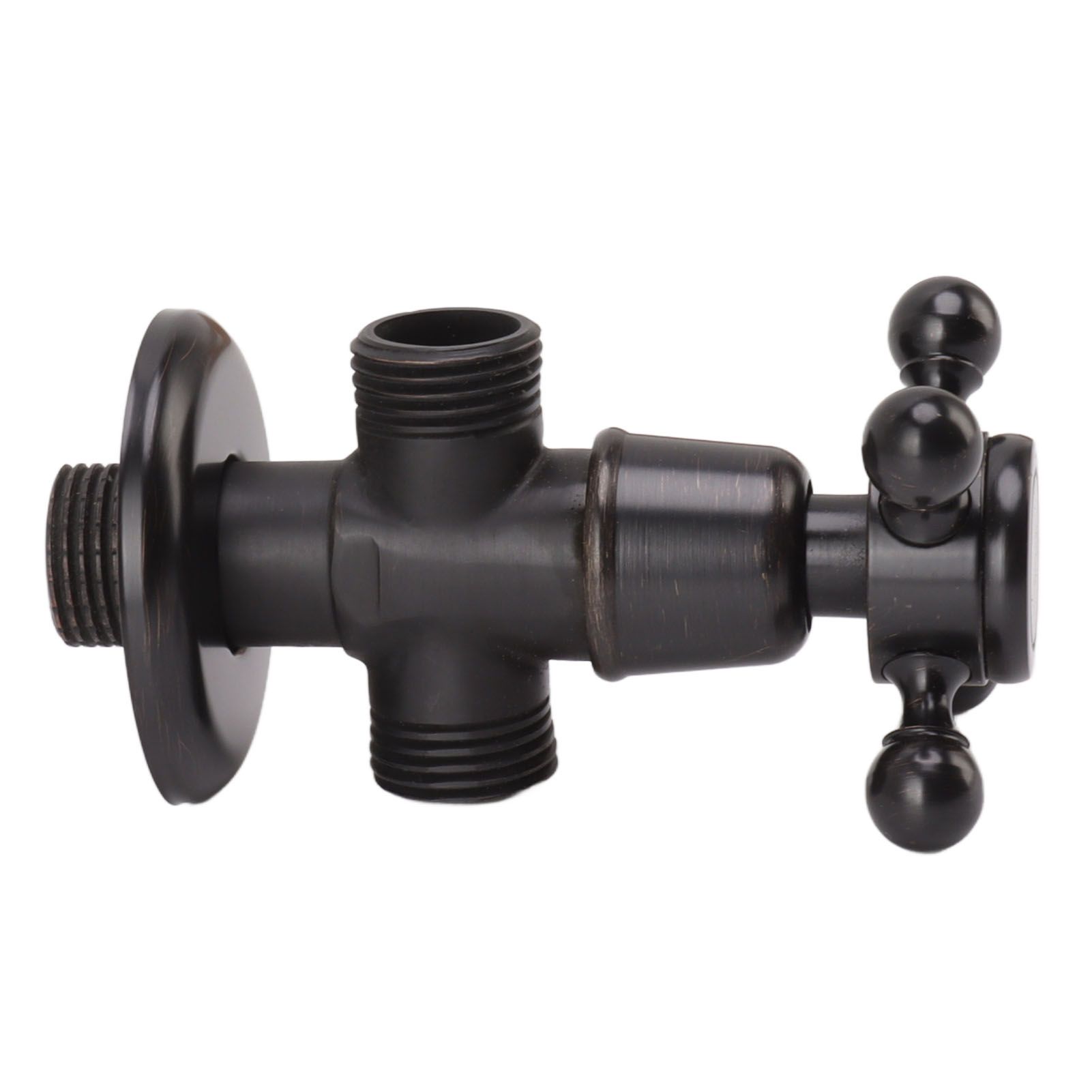 Angle Stop Valve Retro Copper Cross Handle Water Stop Valve for Bathroom Toilet Kitchen Faucet - Image 7