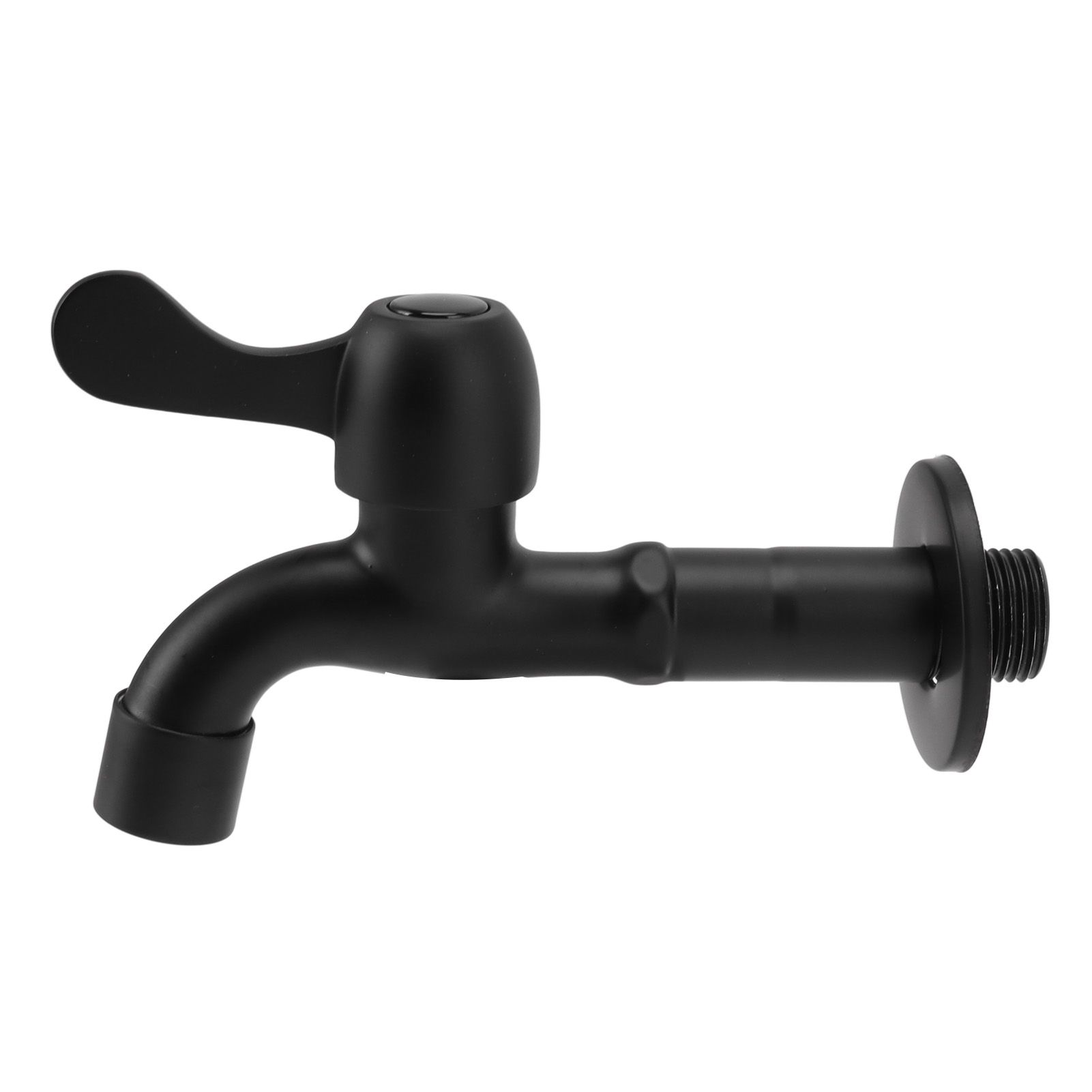Water Faucet 304 Stainless Steel G1/2 Caliber Wall Mounted Long Style Single Cold Water Tap Black Mop Tank Faucet - Image 7