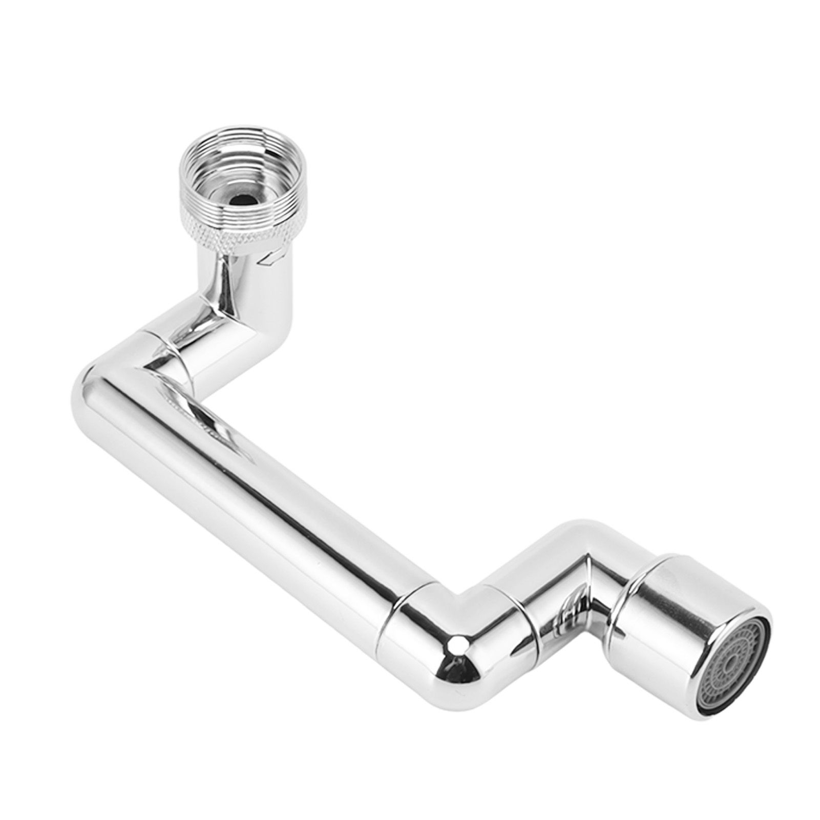Faucet Extender Chrome Copper ABS Telescopic Swivel Faucet Tap Extension for Kitchen Wash Basin - Image 5