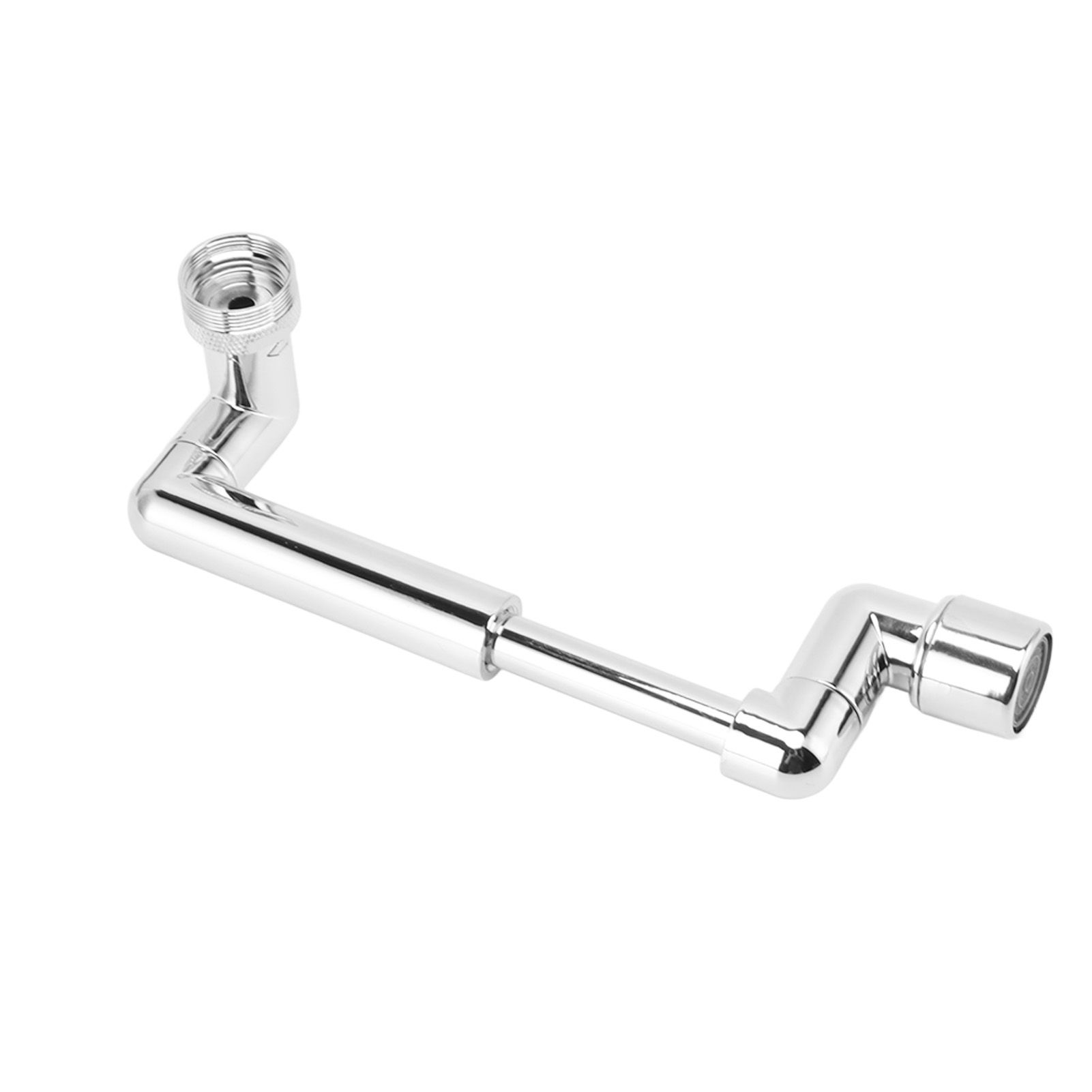Faucet Extender Chrome Copper ABS Telescopic Swivel Faucet Tap Extension for Kitchen Wash Basin - Image 7