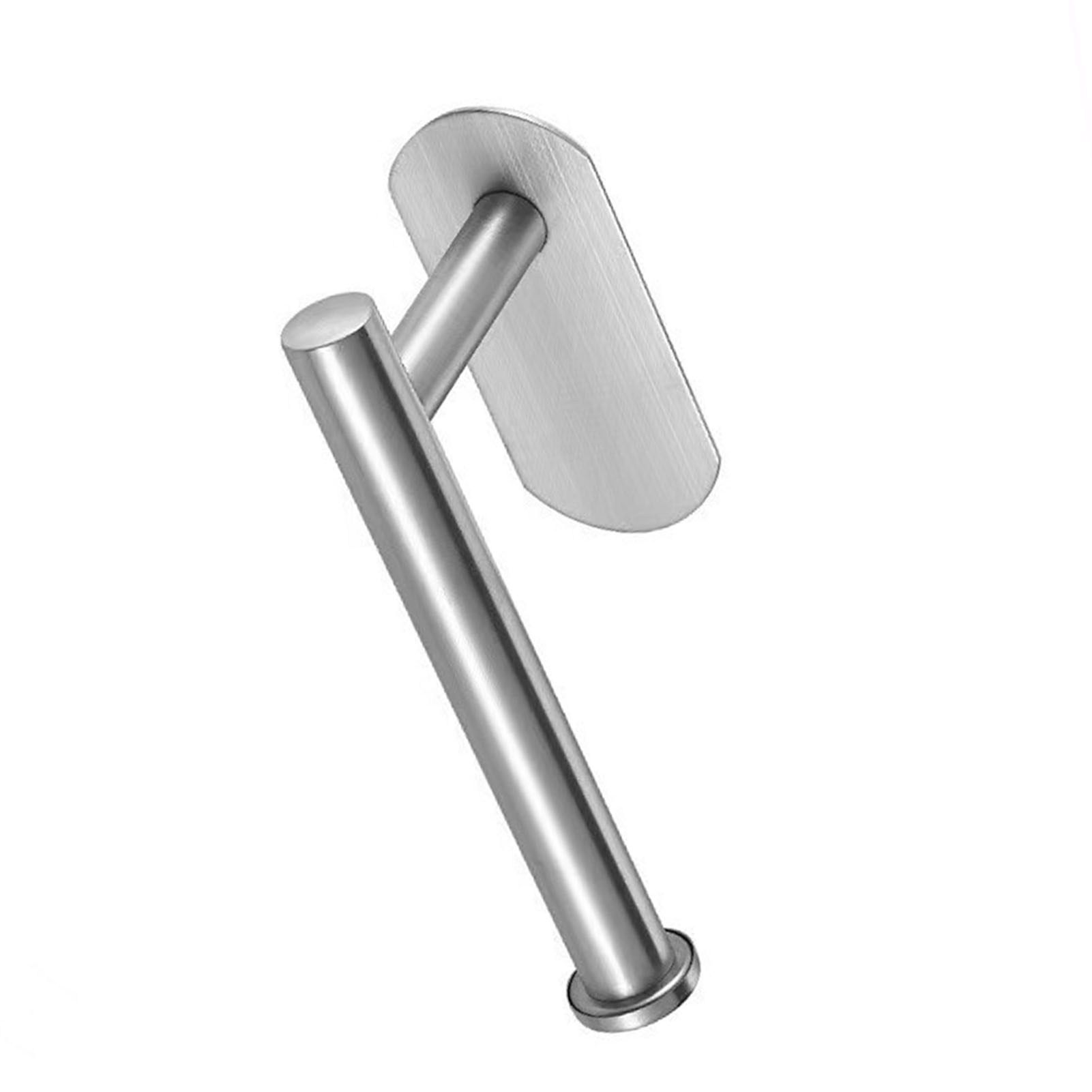 Kitchen Paper Roll Hanger Punch Free Wire Drawing Bathroom Tissue Holder Preservative Film Storage Holder 16cm - Image 4