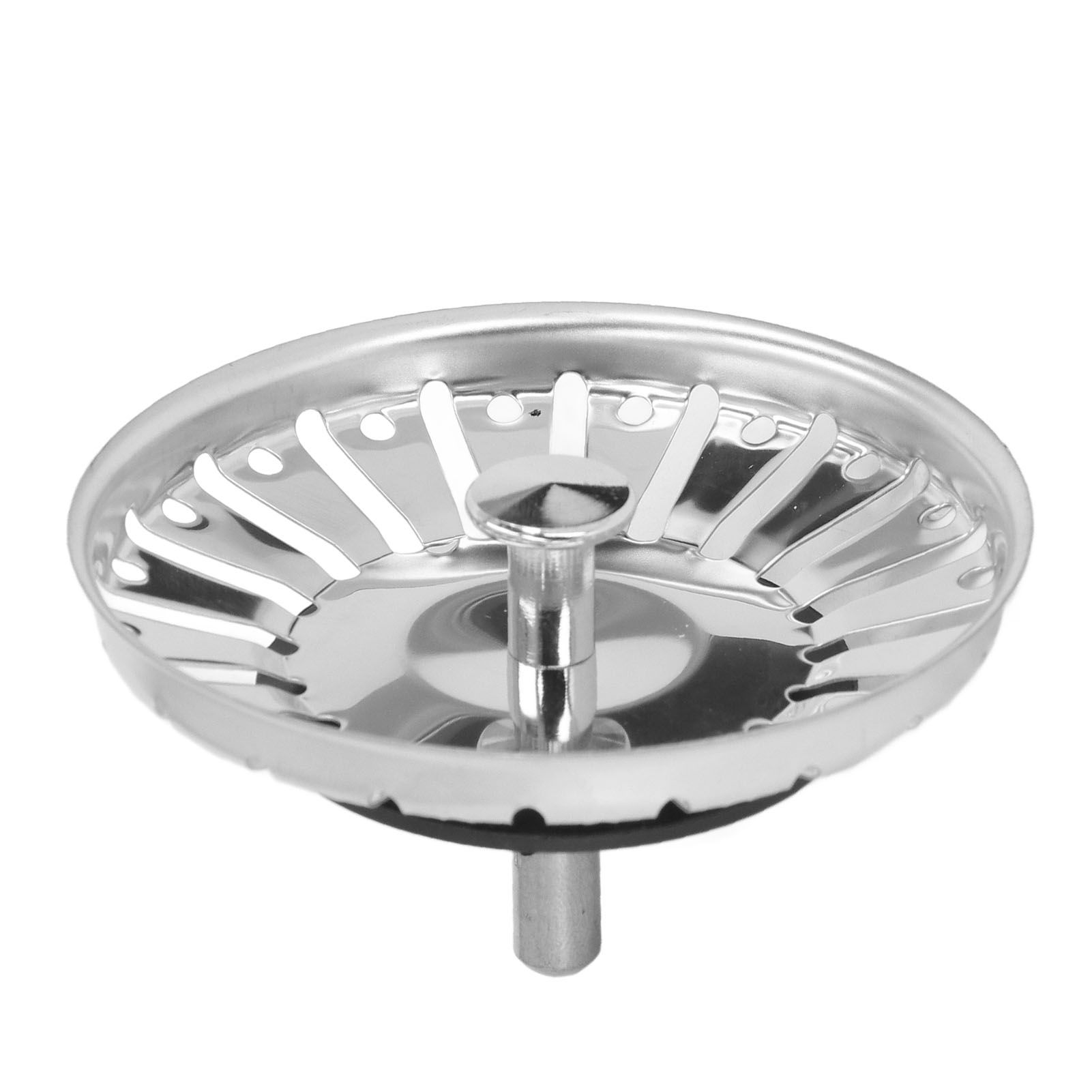 Kitchen Sink Strainer Basket Thickening Stainless Steel Sink Stopper for Standard Drains - Image 1