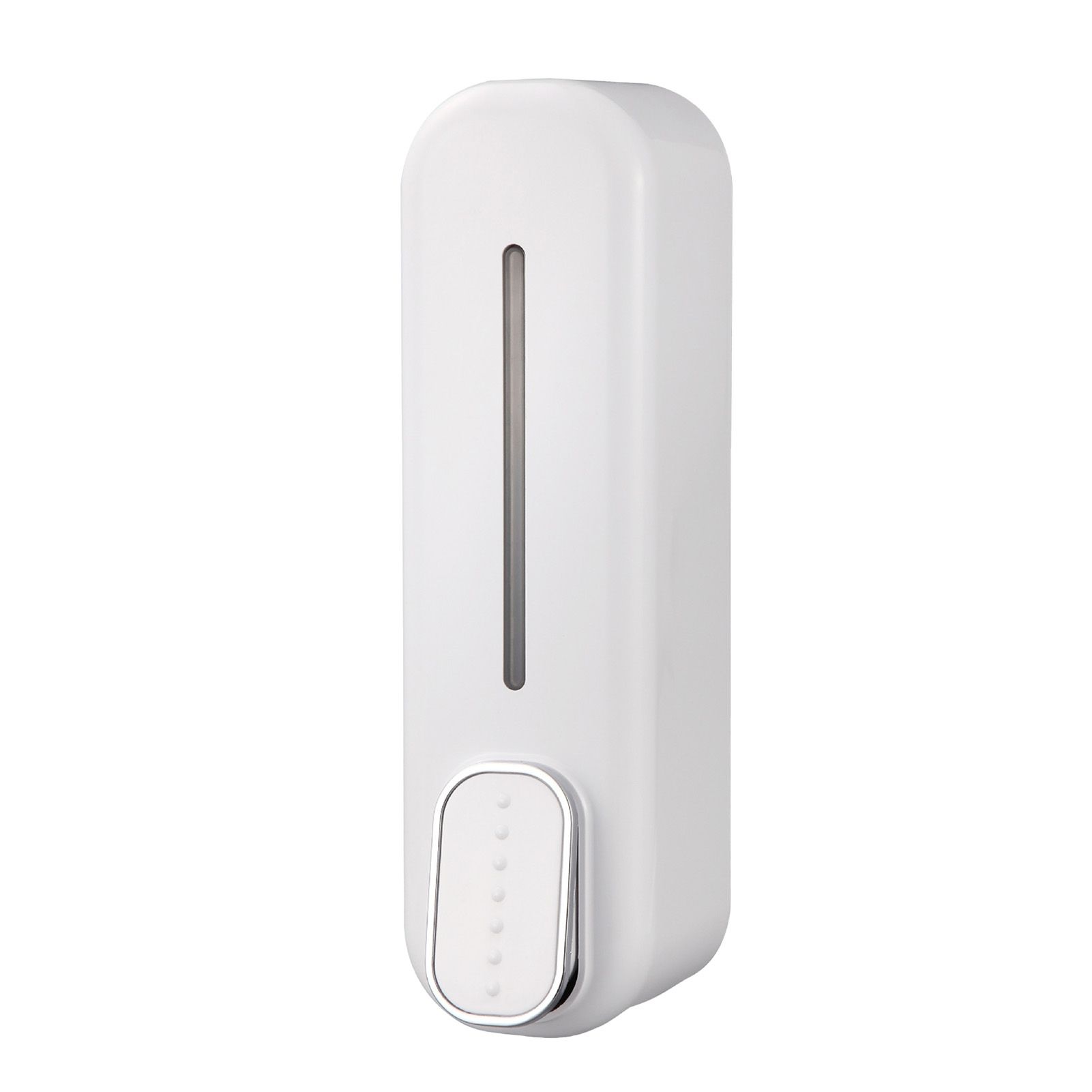 Wall Mounted Liquid Soap Box Manual 300ml Smooth Surafce for Kitchens Dining Rooms Hospitals Bathrooms White - Image 1