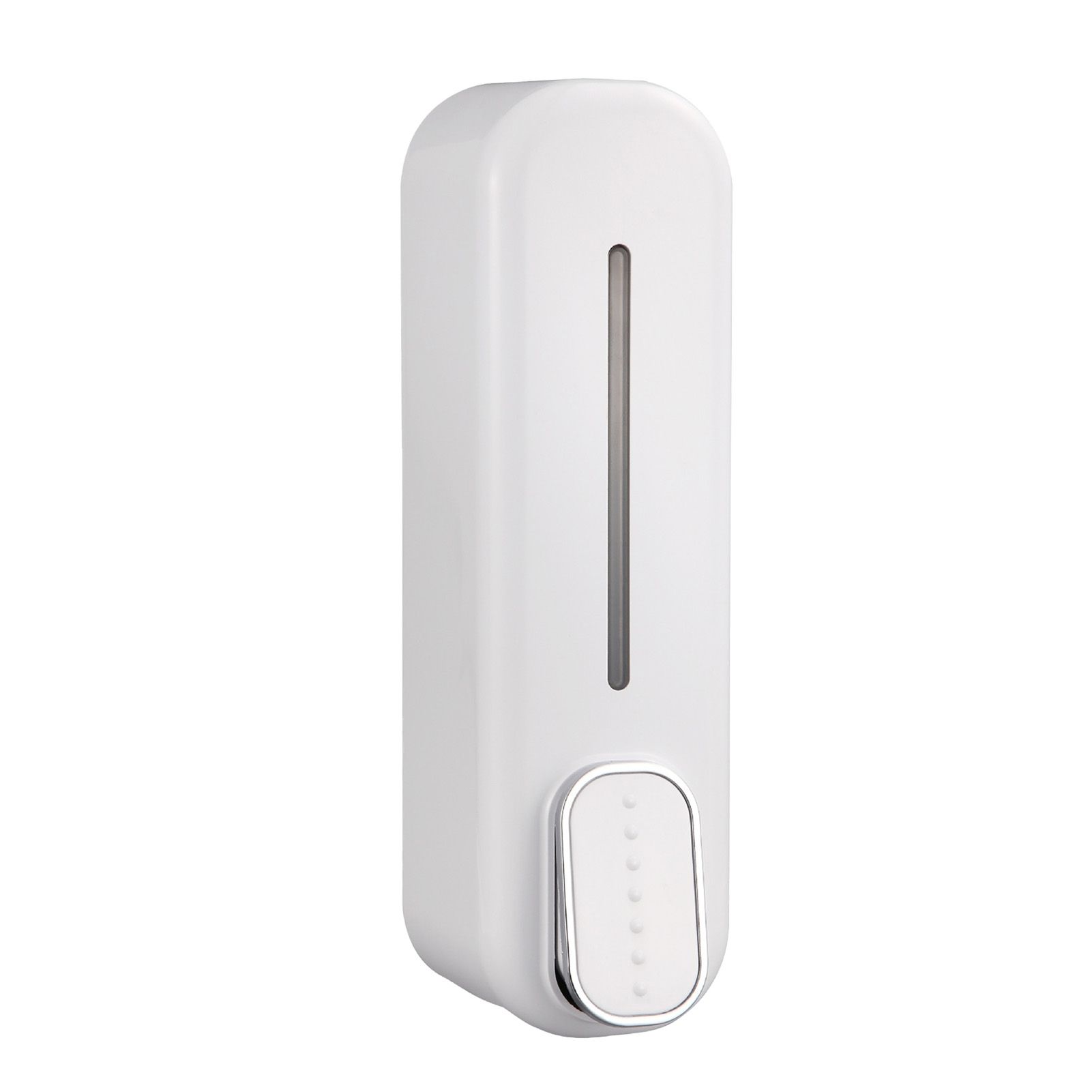 Wall Mounted Liquid Soap Box Manual 300ml Smooth Surafce for Kitchens Dining Rooms Hospitals Bathrooms White - Image 2