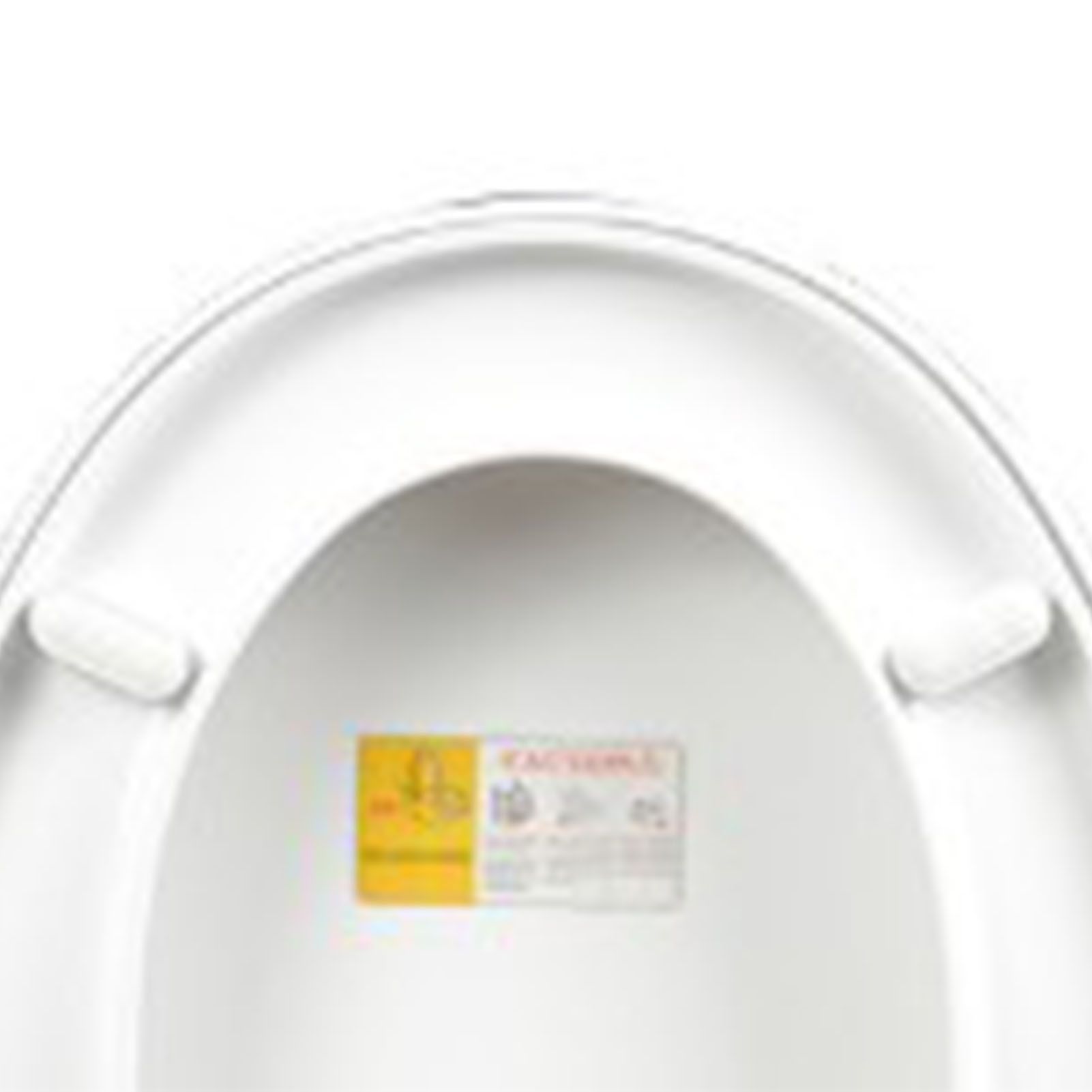 Slow Close Toilet Seat Thickened White PP Quick Installation Household Toilet Lid for Replacement - Image 7