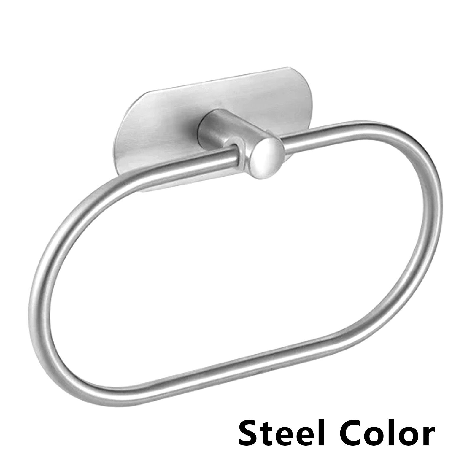 Towel Ring Holder Stainless Steel Bath Hand Towel Holder Vintage Wall Mounted Bathroom Towel Rack for Home Hotel - Image 1