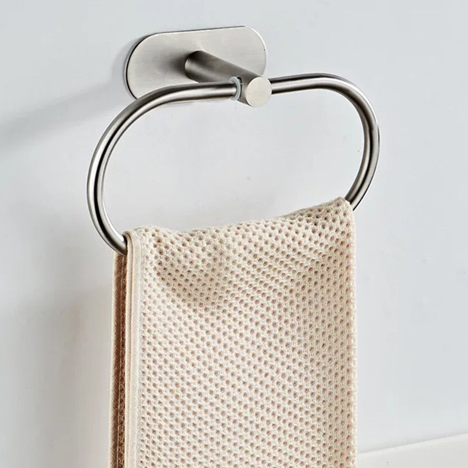 Towel Ring Holder Stainless Steel Bath Hand Towel Holder Vintage Wall Mounted Bathroom Towel Rack for Home Hotel - Image 5