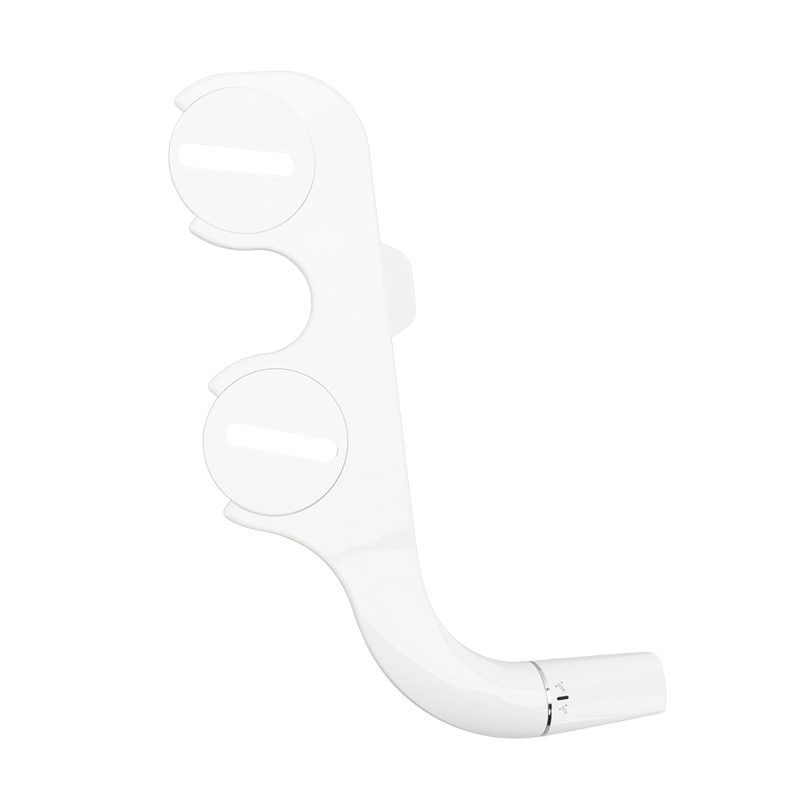 Ultra Slim Bidet Toilet Seat Attachment Dual Nozzle Self Cleaning Feminine Butt Wash Bidet Attachment 3/8 Inch Tee - Image 3