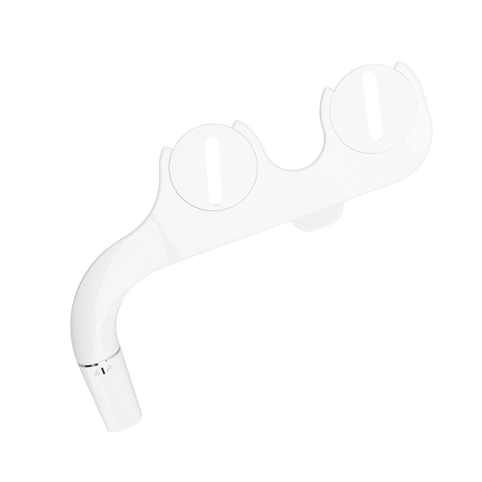 Ultra Slim Bidet Toilet Seat Attachment Dual Nozzle Self Cleaning Feminine Butt Wash Bidet Attachment 3/8 Inch Tee - Image 4