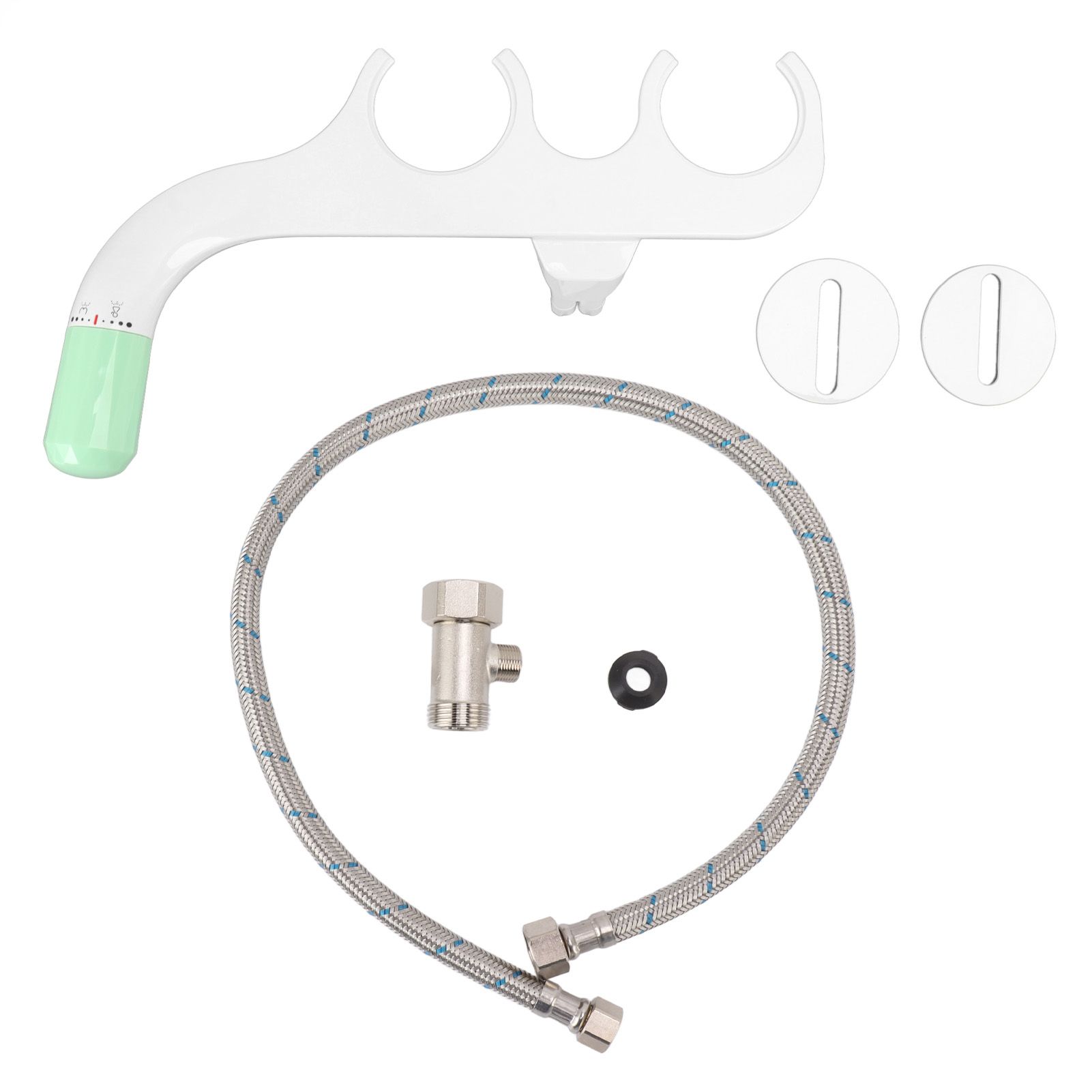 Ultra Slim Bidet Attachment Easy Installation Ass Washer With 7/8 Copper Tee For Toilet - Image 1