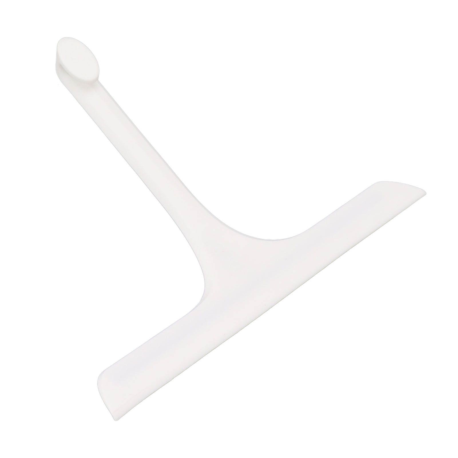 Glass Wiper with Non Slip Handle Silicone Window Cleaner Squeegee for Bathroom Windows Kitchen Mirror White - Image 5