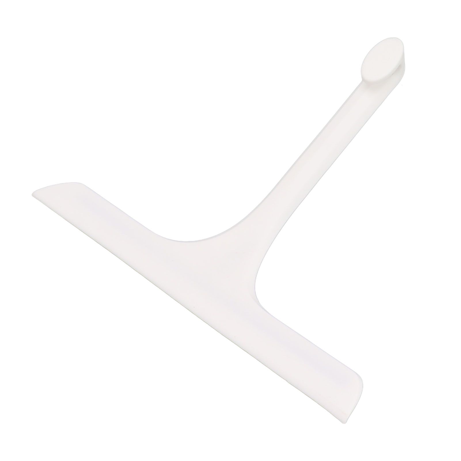 Glass Wiper with Non Slip Handle Silicone Window Cleaner Squeegee for Bathroom Windows Kitchen Mirror White - Image 6