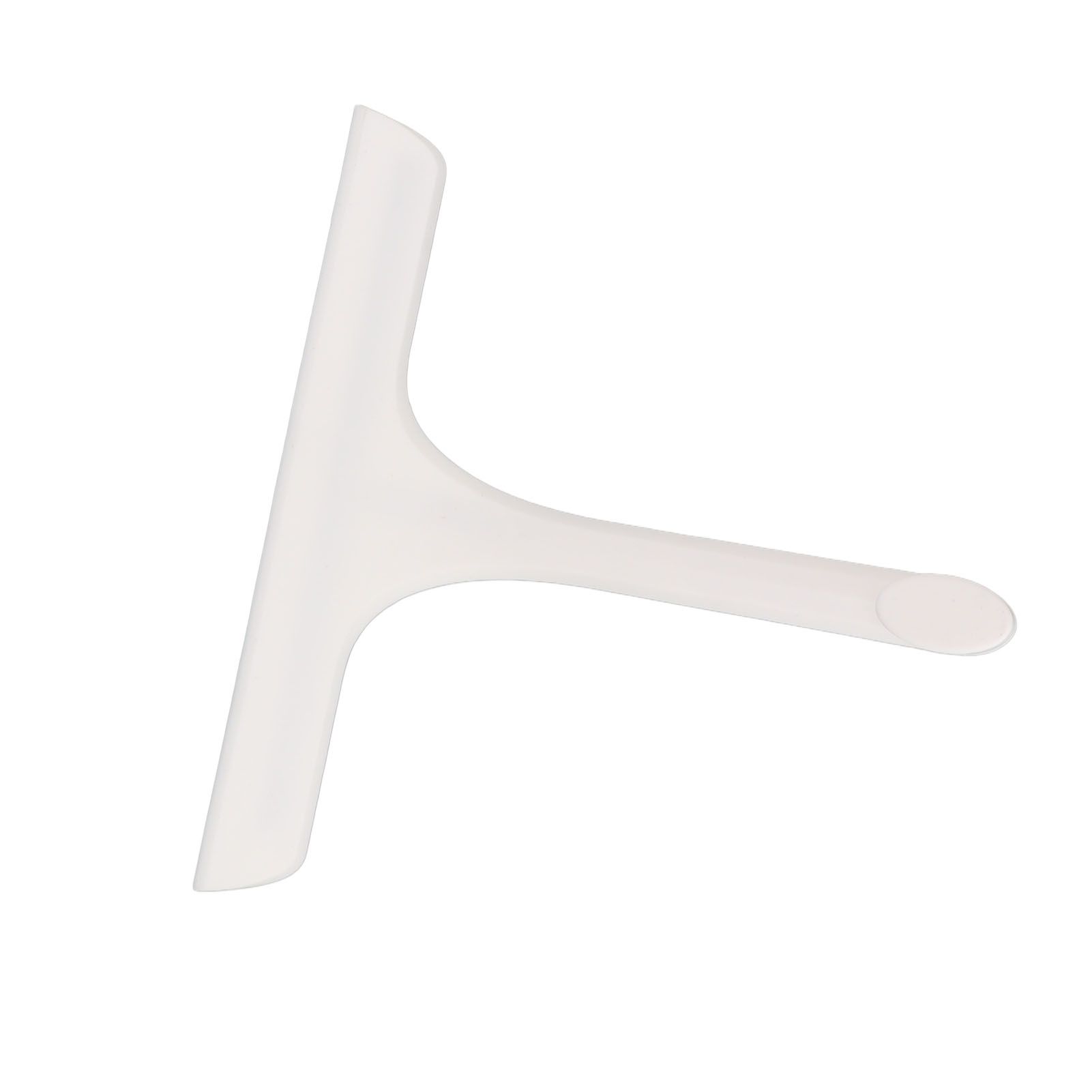 Glass Wiper with Non Slip Handle Silicone Window Cleaner Squeegee for Bathroom Windows Kitchen Mirror White - Image 7