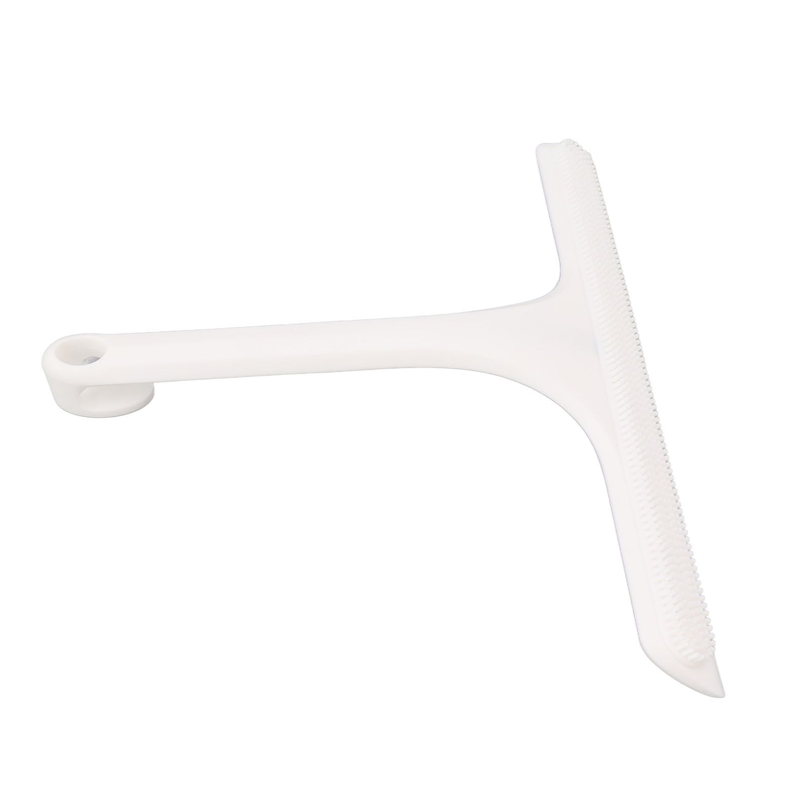 Glass Wiper with Non Slip Handle Silicone Window Cleaner Squeegee for Bathroom Windows Kitchen Mirror White - Image 8