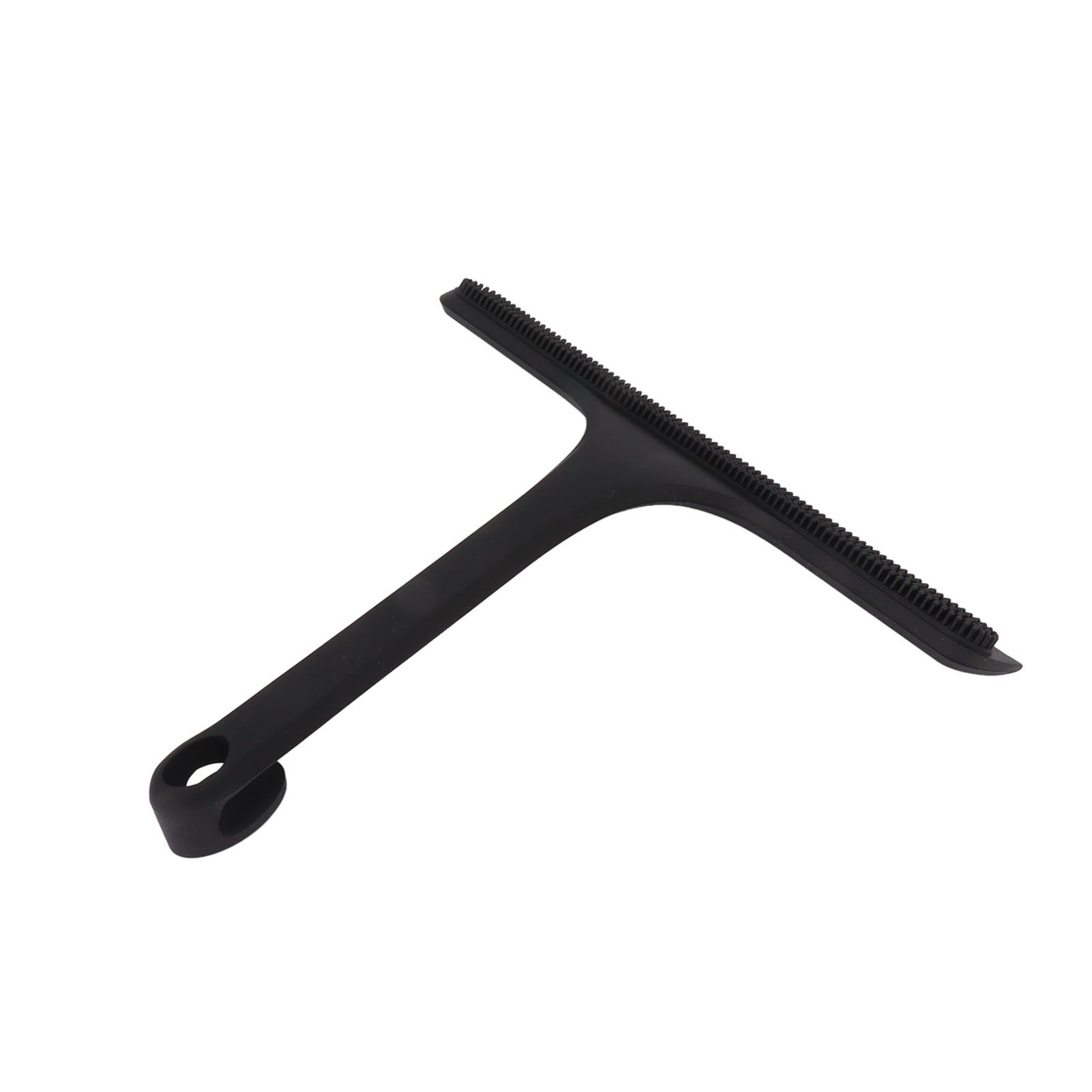 Glass Wiper with Non Slip Handle Silicone Window Cleaner Squeegee for Bathroom Windows Kitchen Mirror Black - Image 5