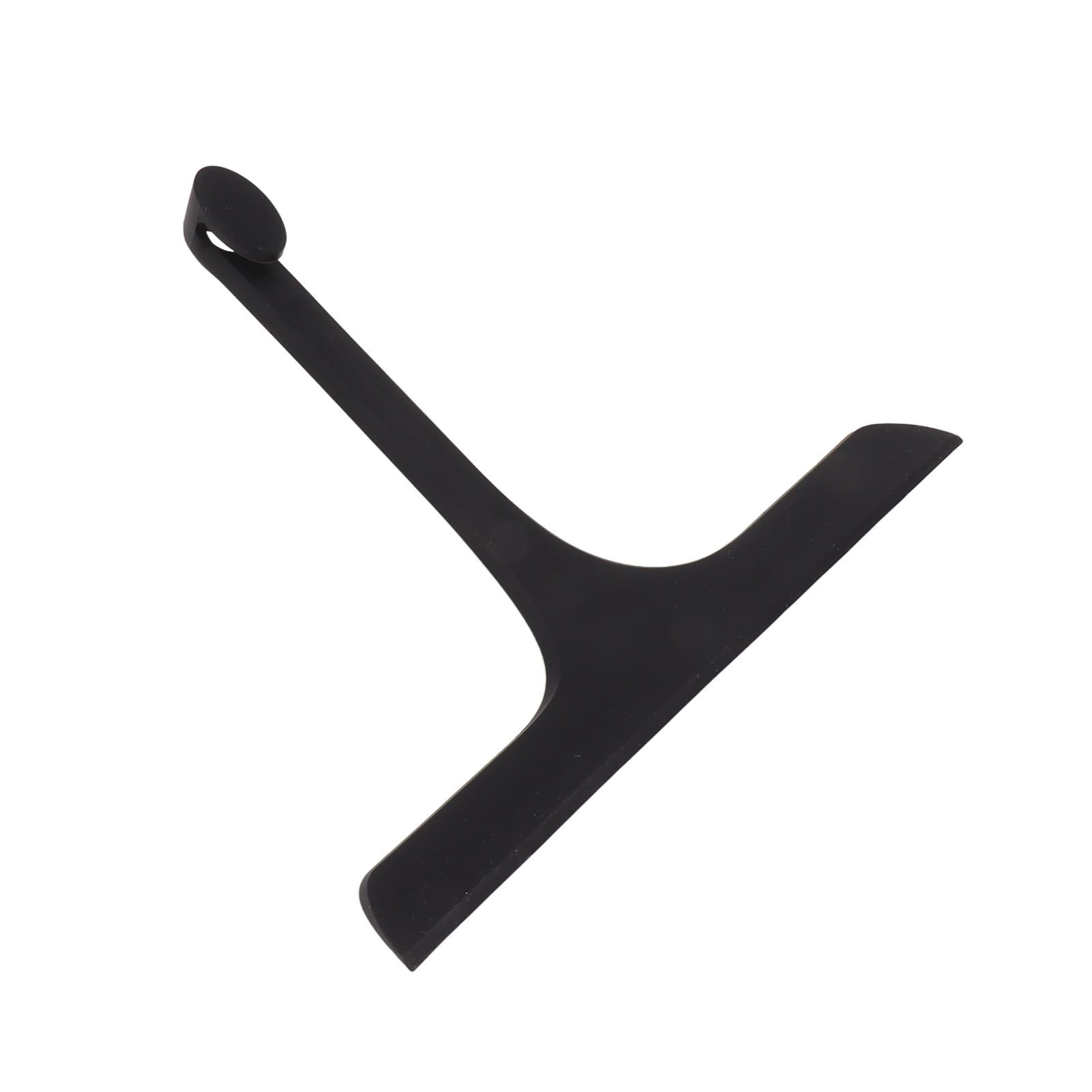 Glass Wiper with Non Slip Handle Silicone Window Cleaner Squeegee for Bathroom Windows Kitchen Mirror Black - Image 6