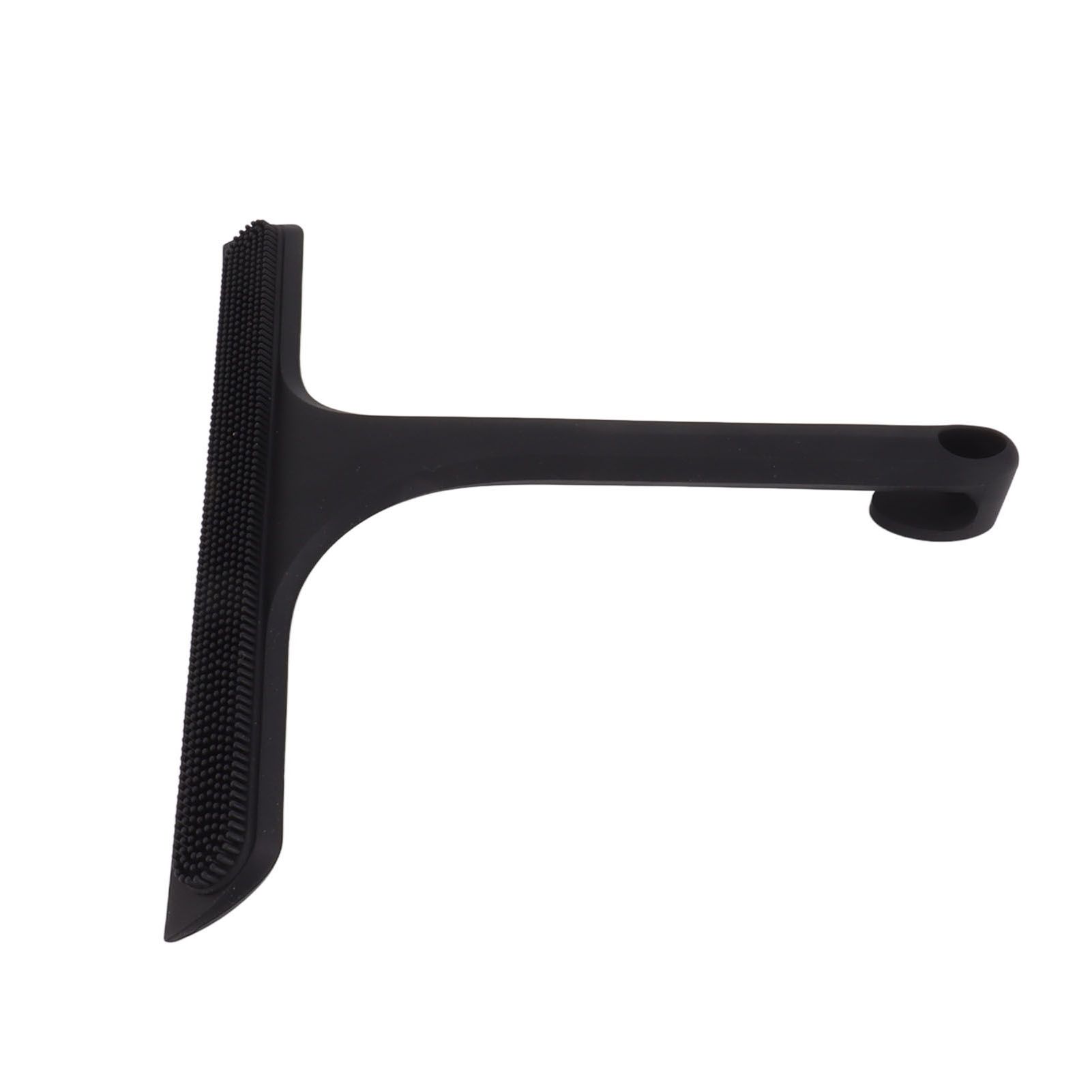 Glass Wiper with Non Slip Handle Silicone Window Cleaner Squeegee for Bathroom Windows Kitchen Mirror Black - Image 7