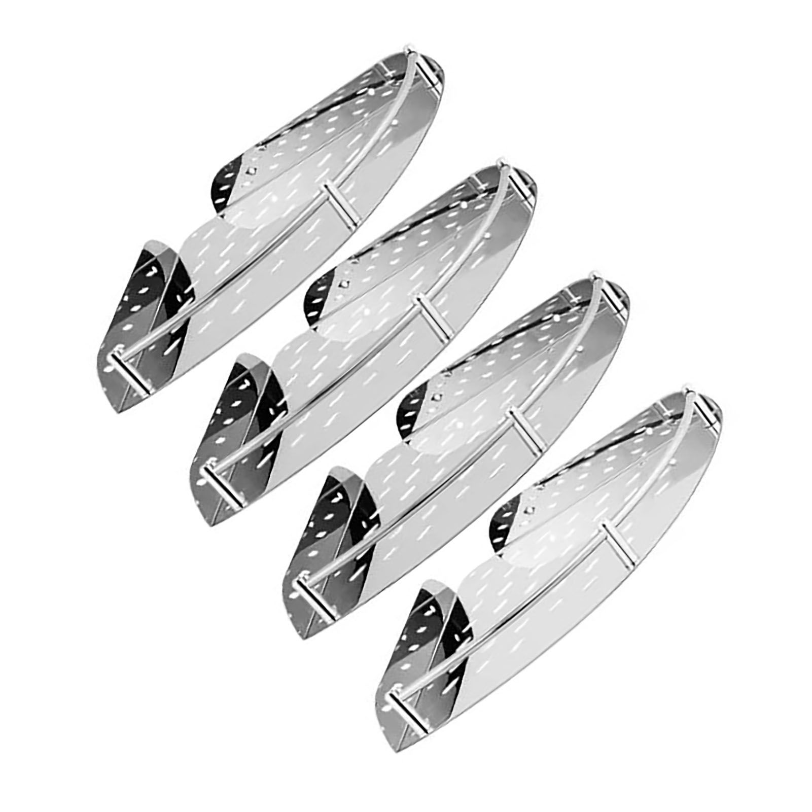 4 Pcs Corner Shower Shelf Stainless Steel Strong Load Bearing Space Saving Wall Mounted Bathroom Rack - Image 4