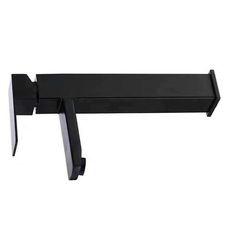 Black Bathroom Faucet Stainless Steel Modern Waterfall Sink Faucet For Home Hotel 2 Hoses - Image 4