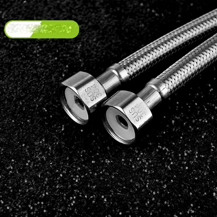 Black Bathroom Faucet Stainless Steel Modern Waterfall Sink Faucet For Home Hotel 2 Hoses - Image 8