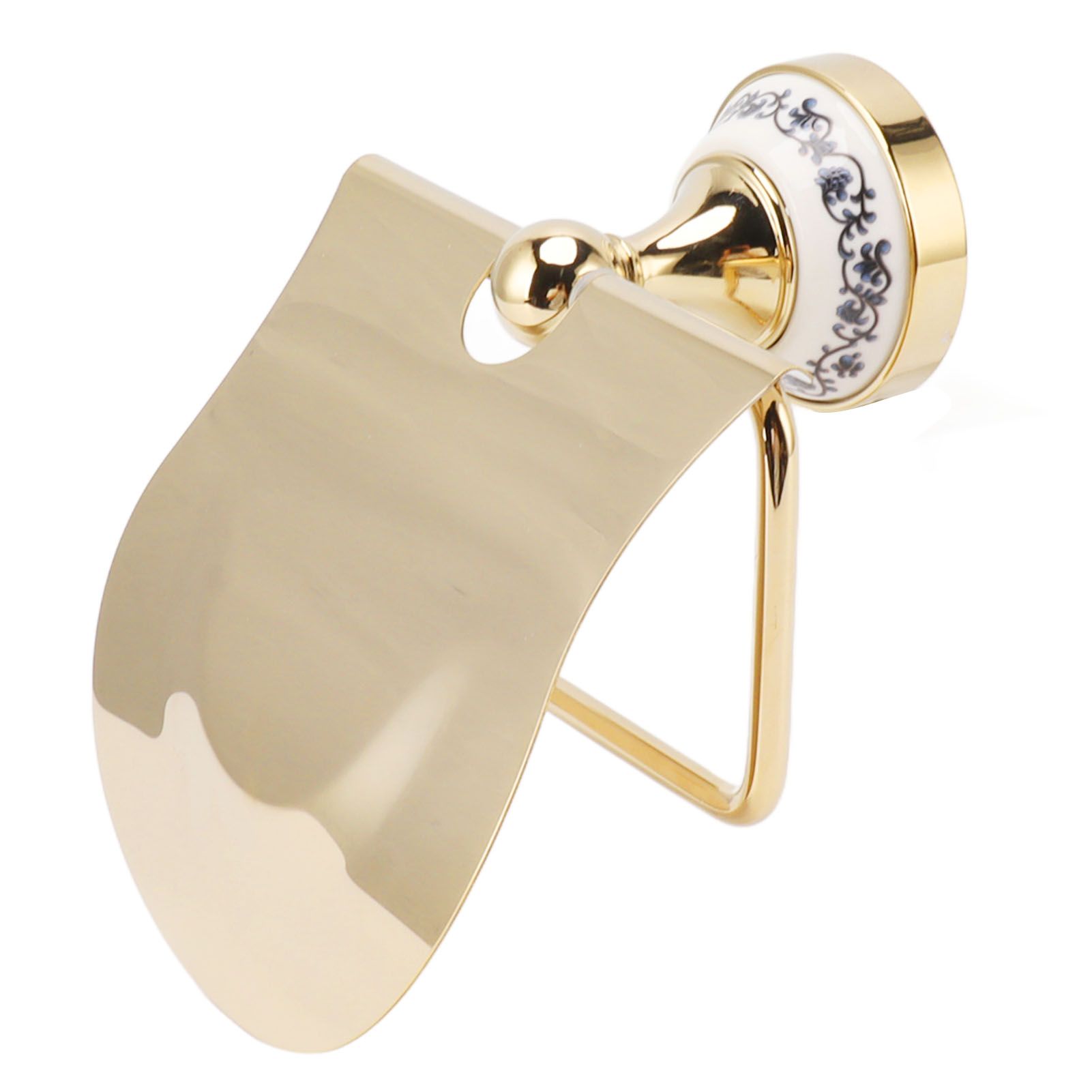 Toilet Paper Holder Gold Vintage Exquisite Stainless Steel Tissue Roll Hanger for Bathroom Kitchen - Image 4
