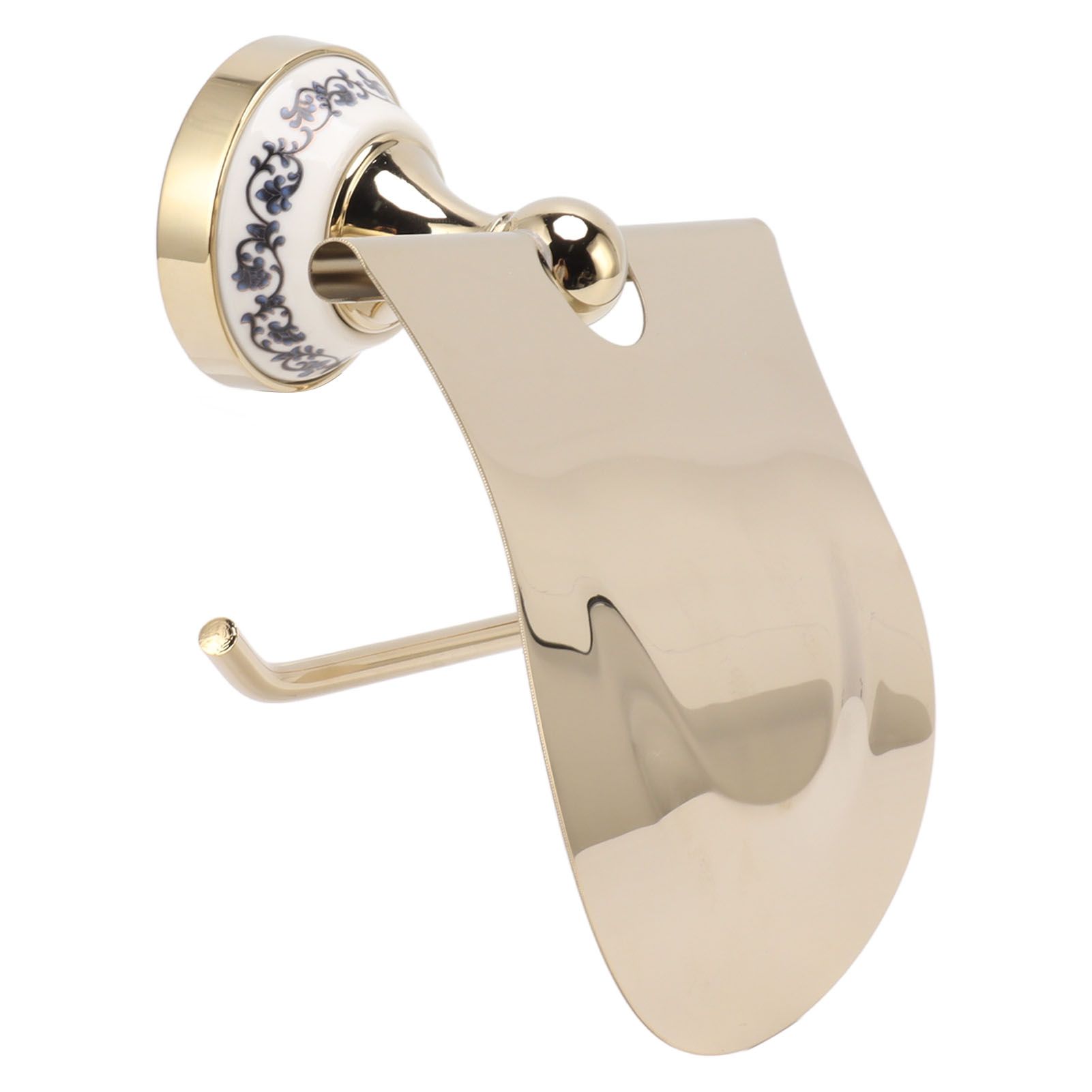 Toilet Paper Holder Gold Vintage Exquisite Stainless Steel Tissue Roll Hanger for Bathroom Kitchen - Image 5