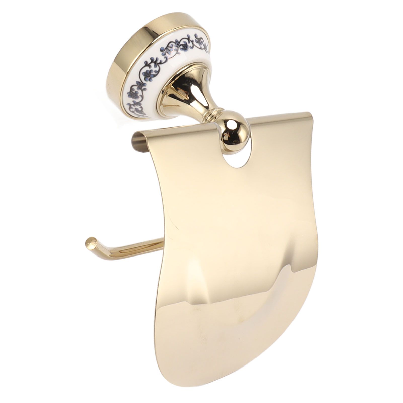 Toilet Paper Holder Gold Vintage Exquisite Stainless Steel Tissue Roll Hanger for Bathroom Kitchen - Image 6