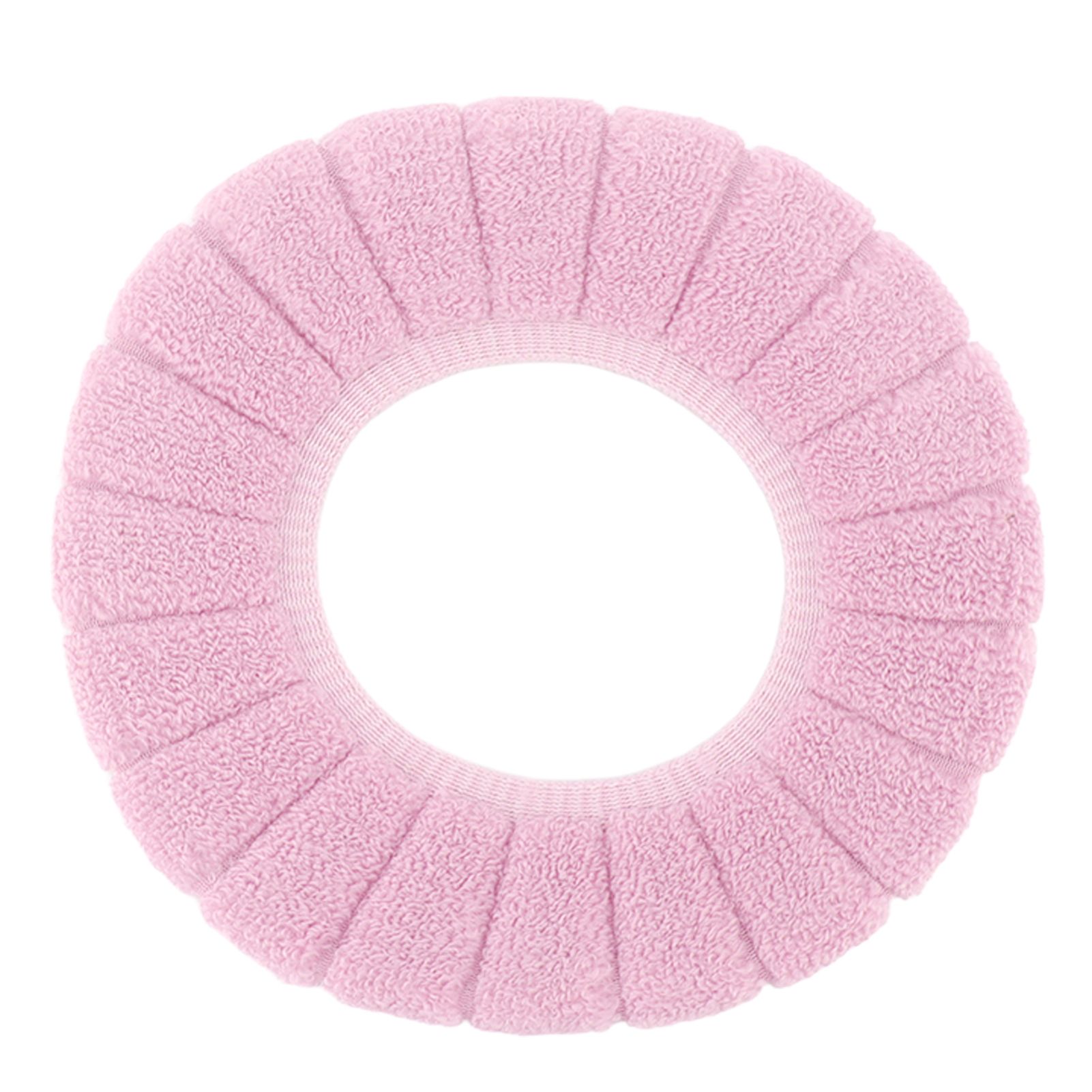 Toilet Seating Cover Warm Soft Comfortable Washable Reusable Non Slip Toilet Seating Pad Replacement Pink - Image 1