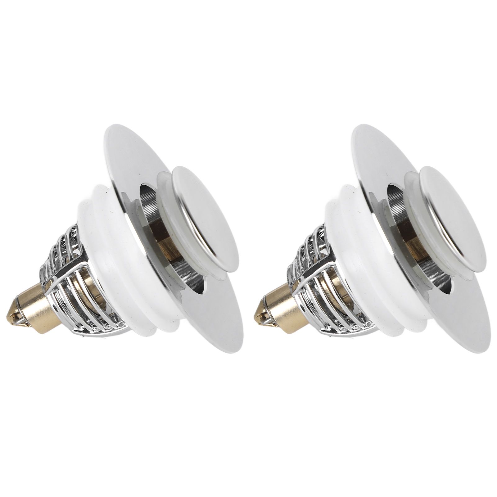 2Pcs Bathroom Sink Stopper Basin Pop Up Sink Drain Strainer Plug for Washbasin Bathroom - Image 6