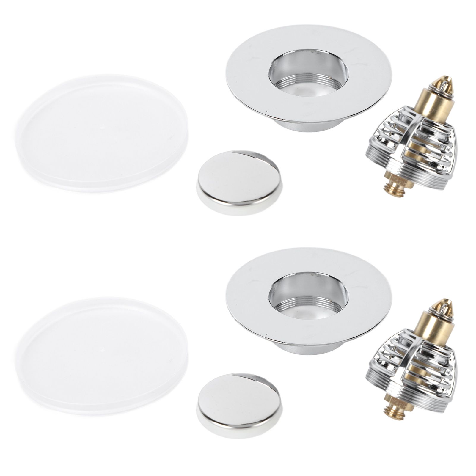 2Pcs Bathroom Sink Stopper Basin Pop Up Sink Drain Strainer Plug for Washbasin Bathroom - Image 8