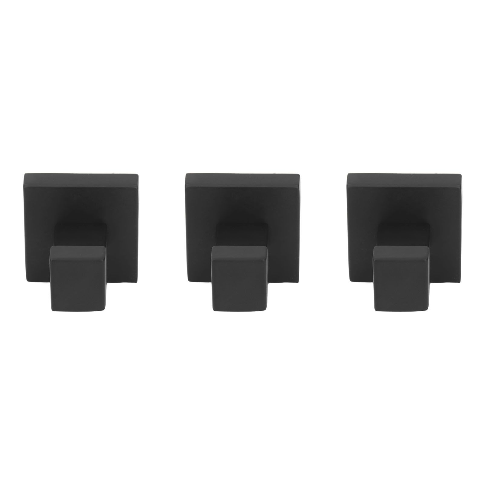 3PCS Wall Mounting Hooks with Screws Stainless Steel Clothes Hook for Hanging Coat Towel - Image 5