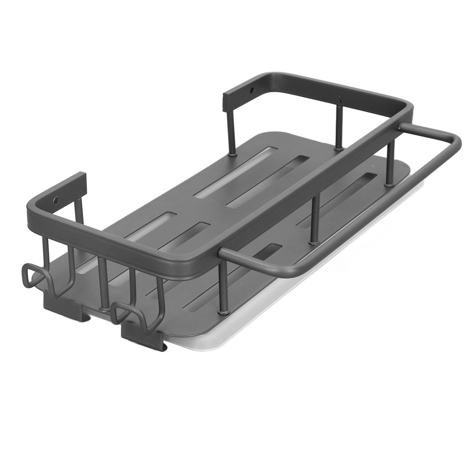 Kitchen Wall Mounted Sink Shelf Punching Free Rustproof Over Sink Dish Drying Rack for Home - Image 3