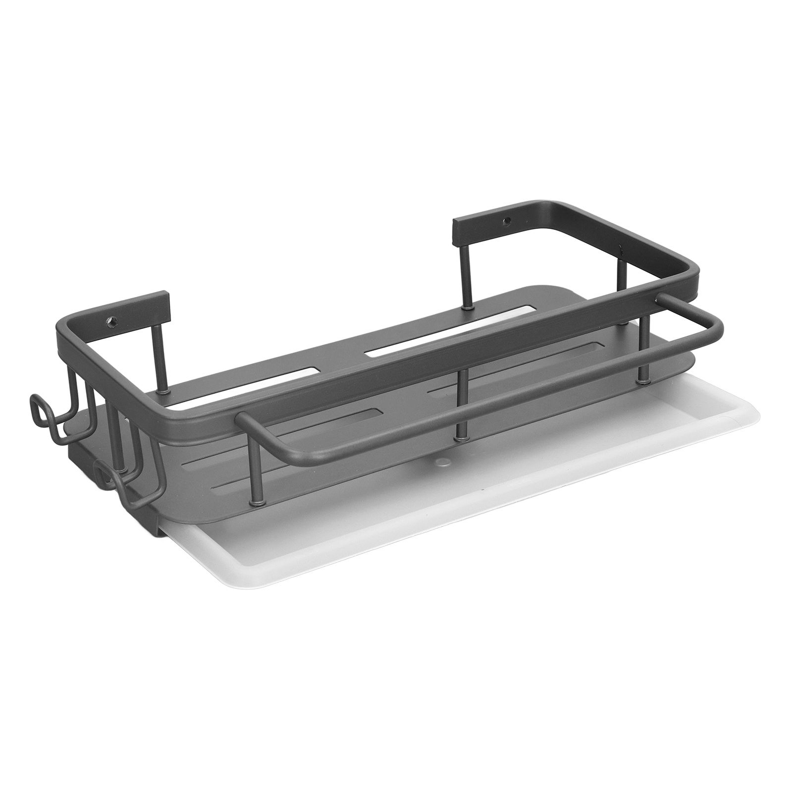 Kitchen Wall Mounted Sink Shelf Punching Free Rustproof Over Sink Dish Drying Rack for Home - Image 5