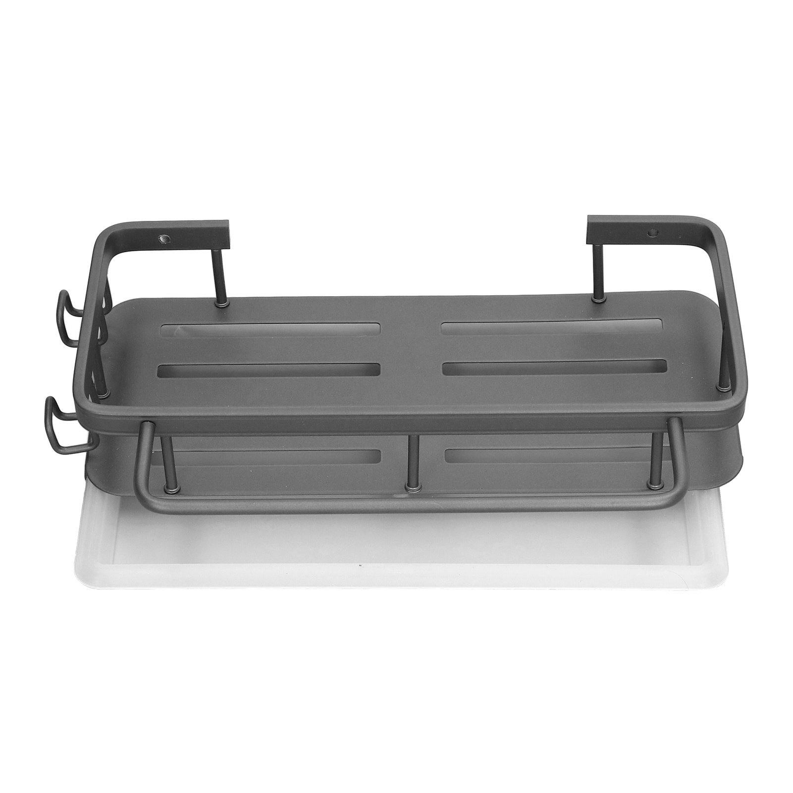 Kitchen Wall Mounted Sink Shelf Punching Free Rustproof Over Sink Dish Drying Rack for Home - Image 7