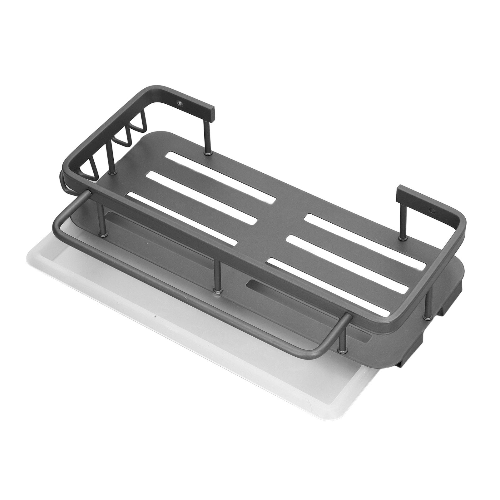 Kitchen Wall Mounted Sink Shelf Punching Free Rustproof Over Sink Dish Drying Rack for Home - Image 8