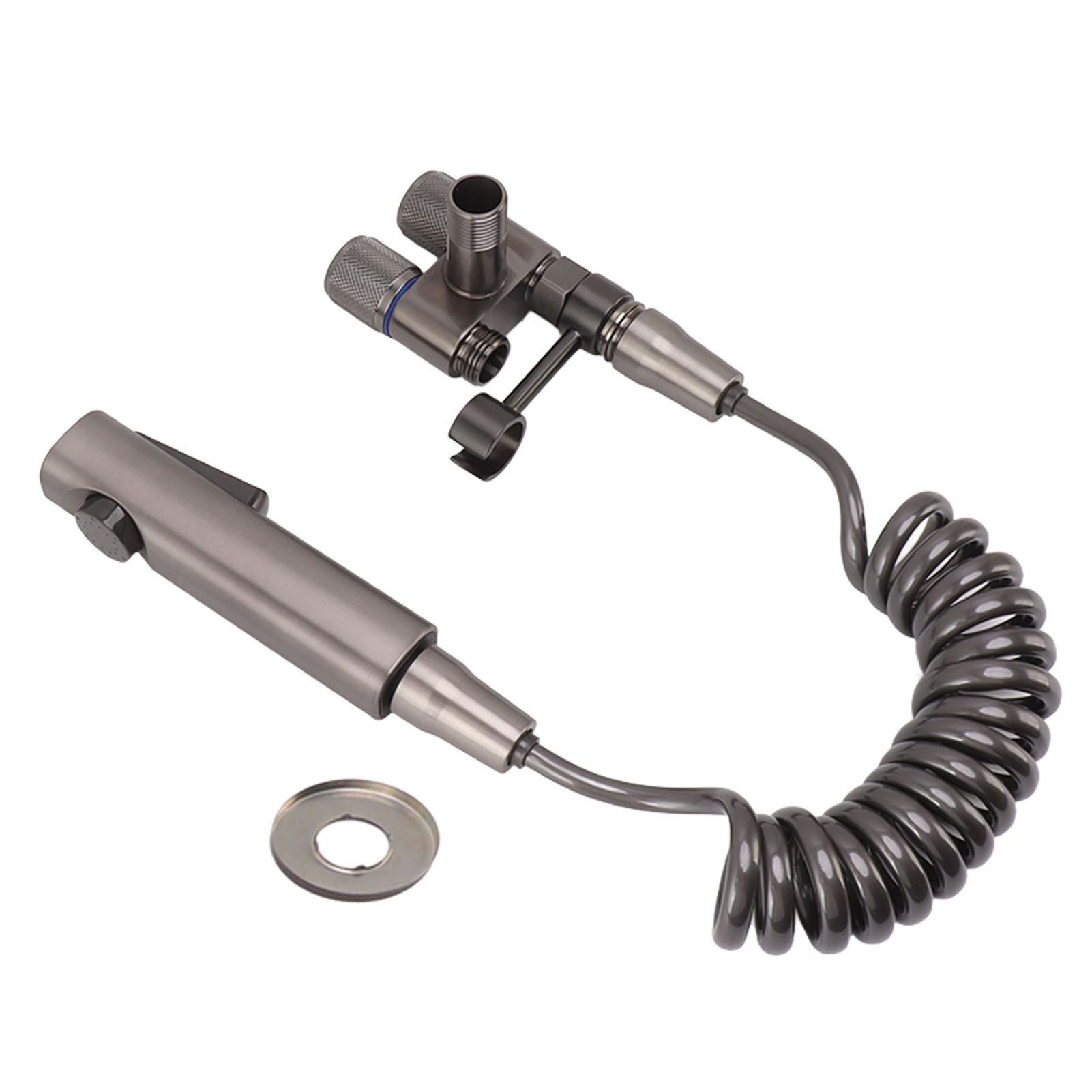 Bidet Sprayer for Toilet Handheld Bidet Attachment Toilet Sprayer Set with Hose for Feminine Wash Hygiene Grey - Image 2