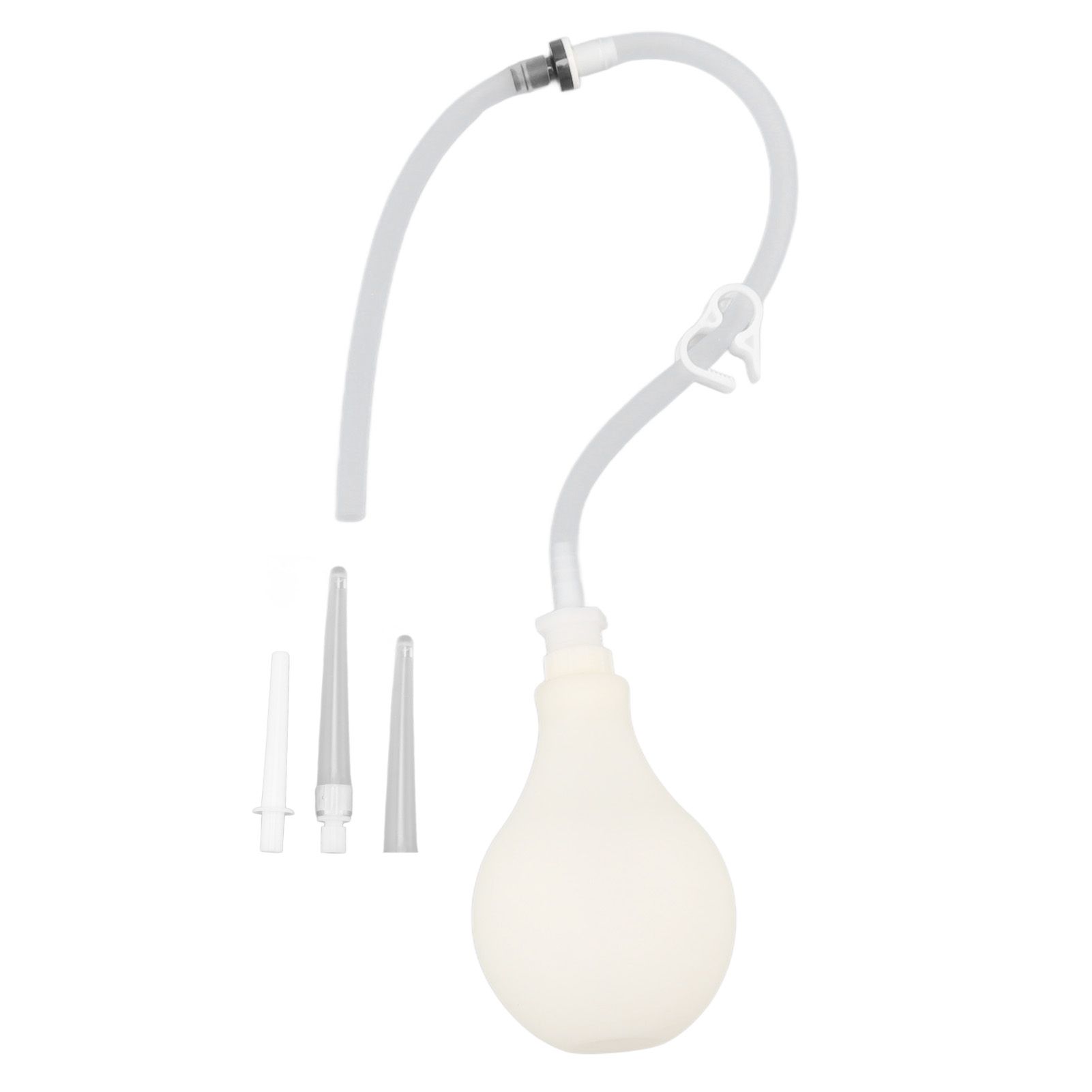 Silicone Enema Bulb Kit Light Weight Anti Backflow Enema Bulb Soft Amal Douche for Home Hospital - Image 1