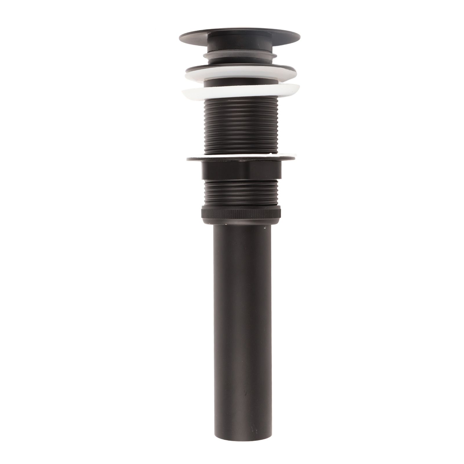 Stainless Steel Bathroom Sink Drain Rustproof Anti Clog Pop Up Drain Stopper Matte Black - Image 4