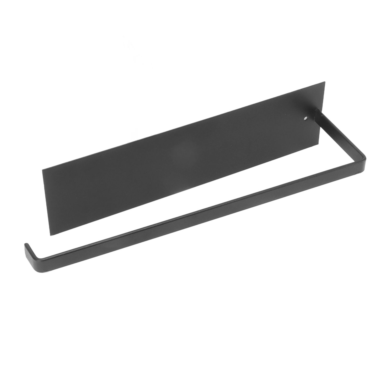 Paper Towel Holder Elegant Simple Heavy Duty Self Adhesive Paper Towel Roll Rack for Kitchen Bathroom Cabinets Black - Image 5
