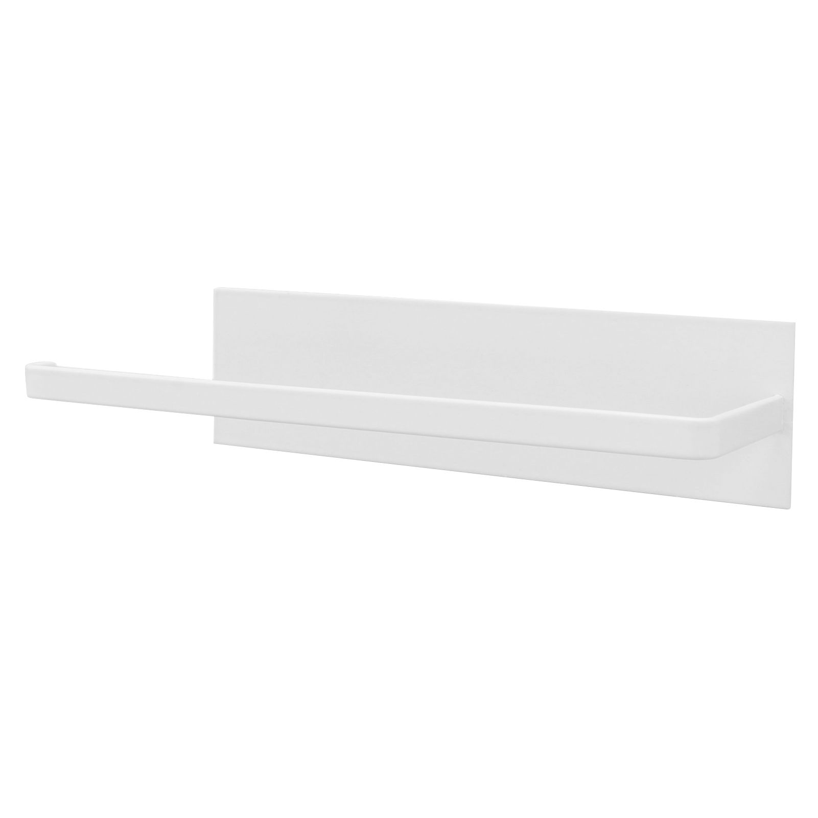 Paper Towel Holder Elegant Simple Heavy Duty Self Adhesive Paper Towel Roll Rack for Kitchen Bathroom Cabinets White - Image 2
