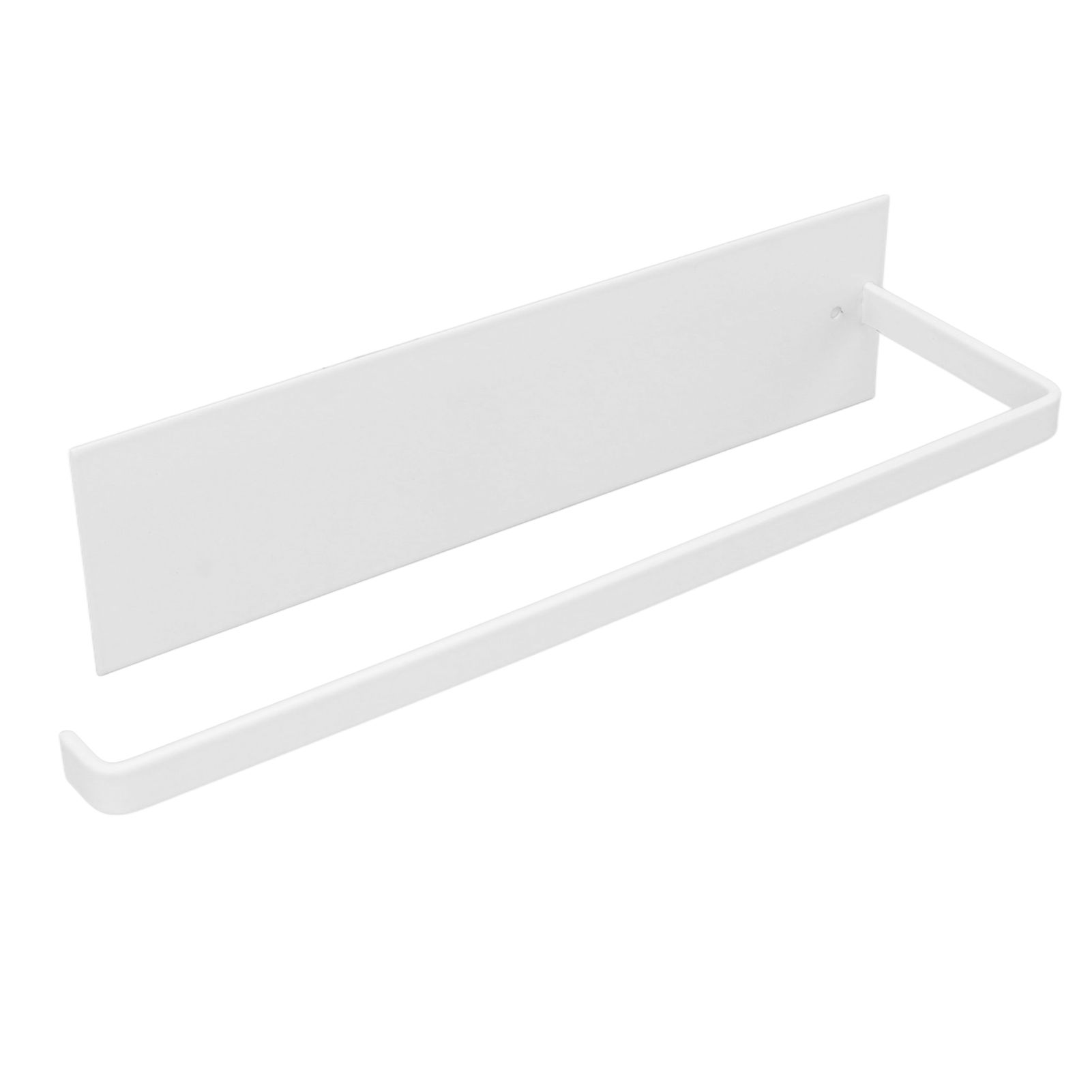 Paper Towel Holder Elegant Simple Heavy Duty Self Adhesive Paper Towel Roll Rack for Kitchen Bathroom Cabinets White - Image 5